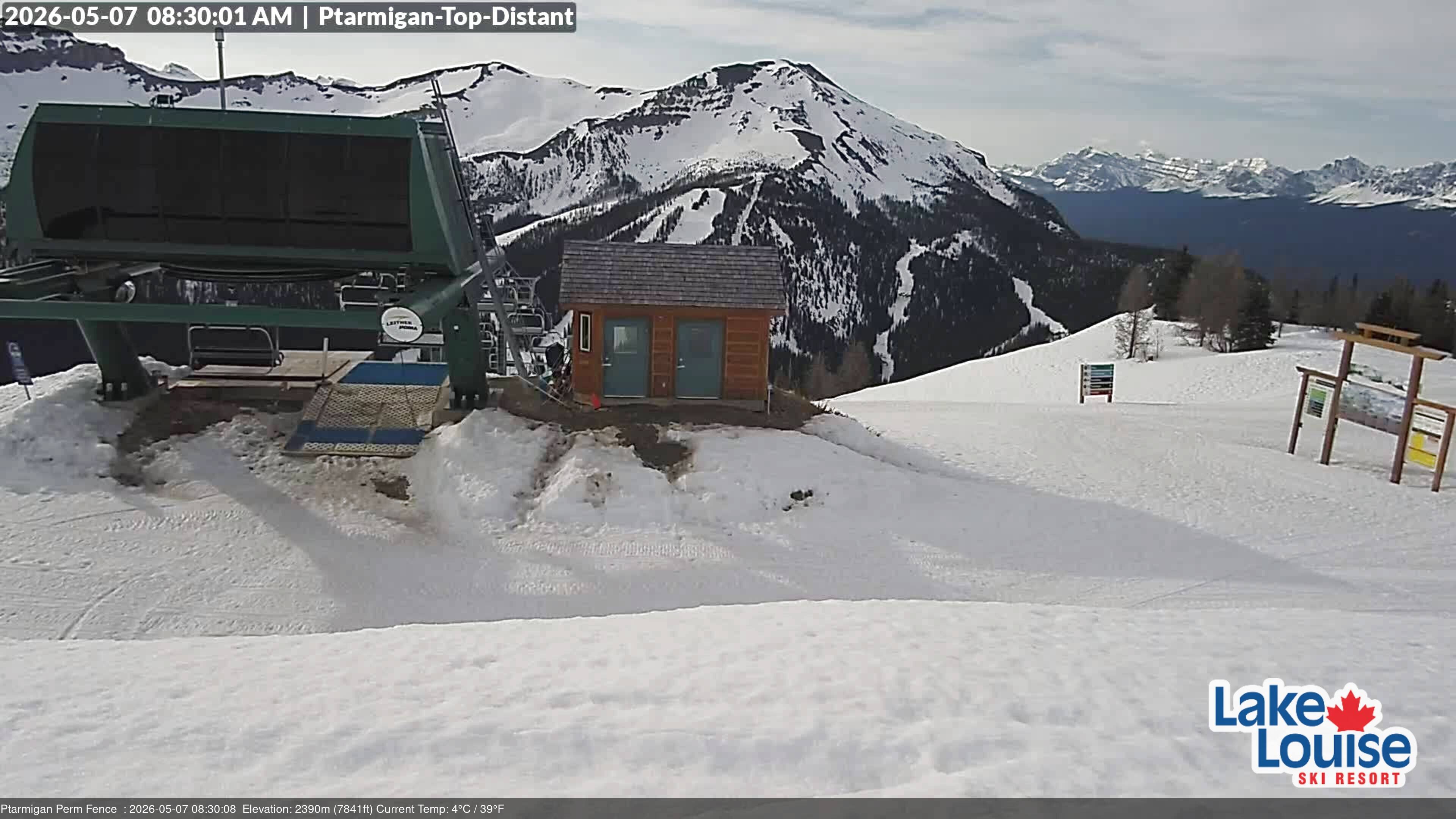 Archiv Foto Webcam Ausblick Chateau Lake Louise