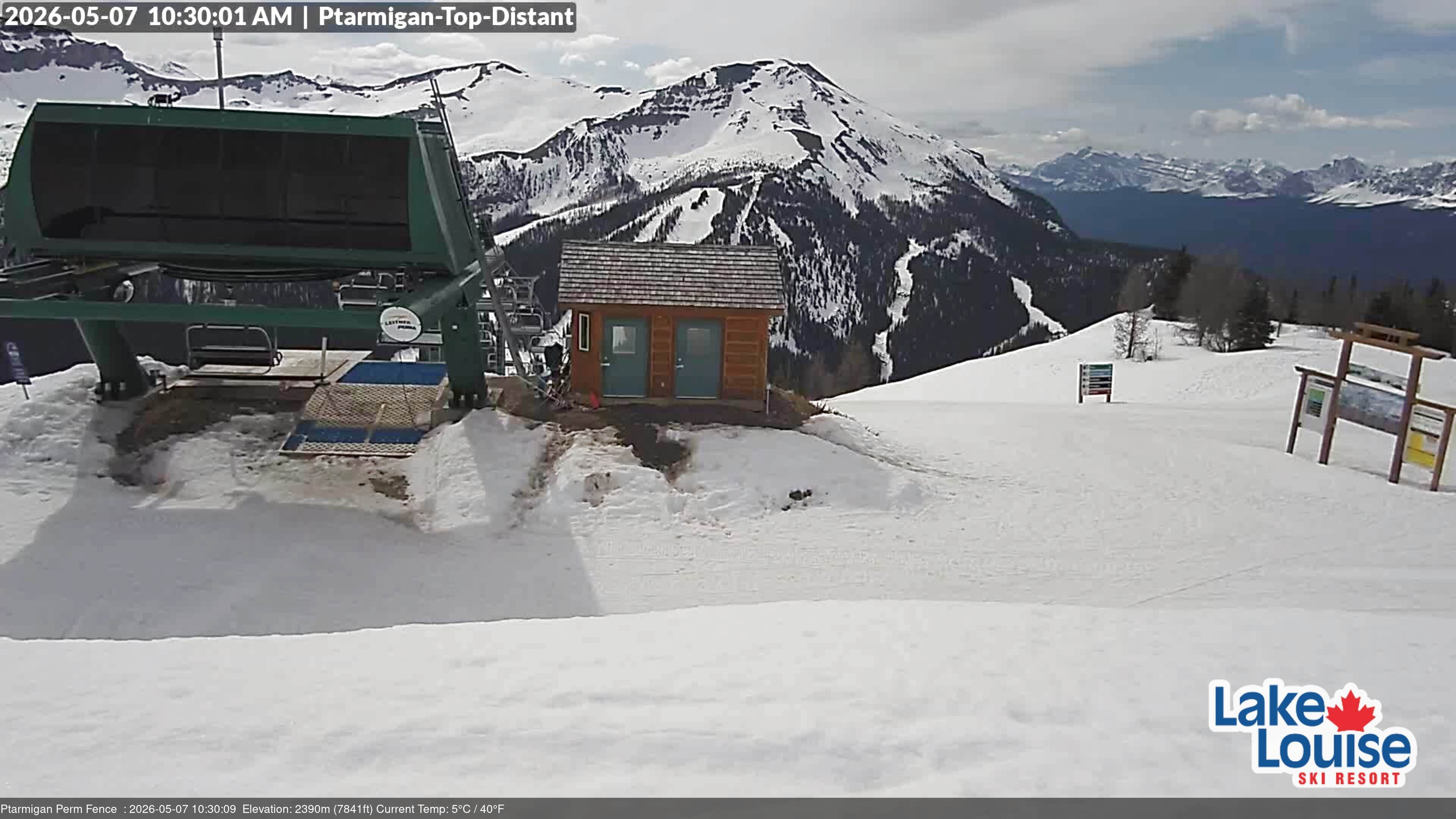Archiv Foto Webcam Ausblick Chateau Lake Louise