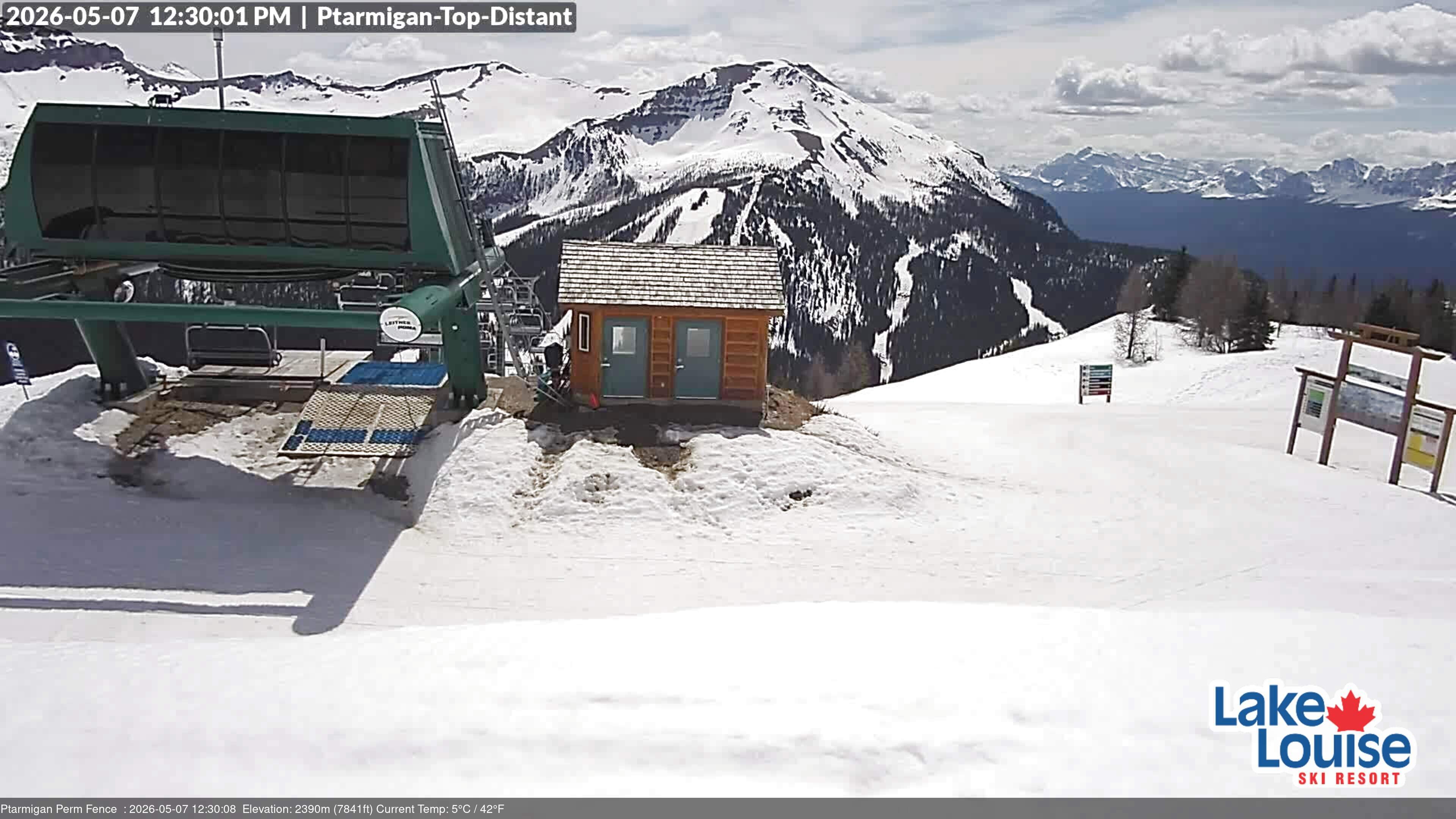 Archiv Foto Webcam Ausblick Chateau Lake Louise