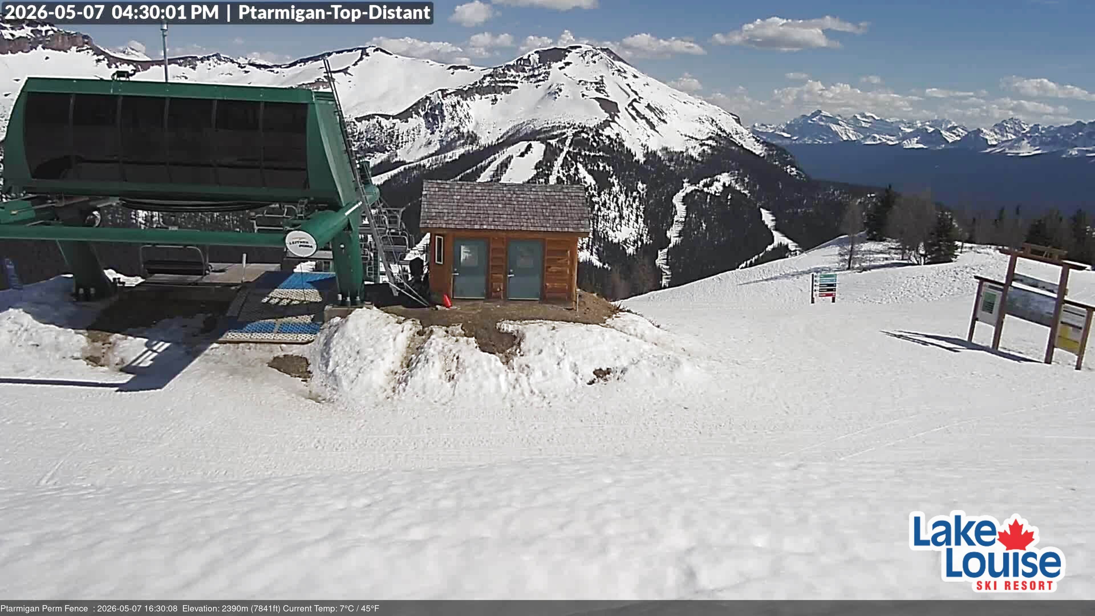 Archiv Foto Webcam Ausblick Chateau Lake Louise