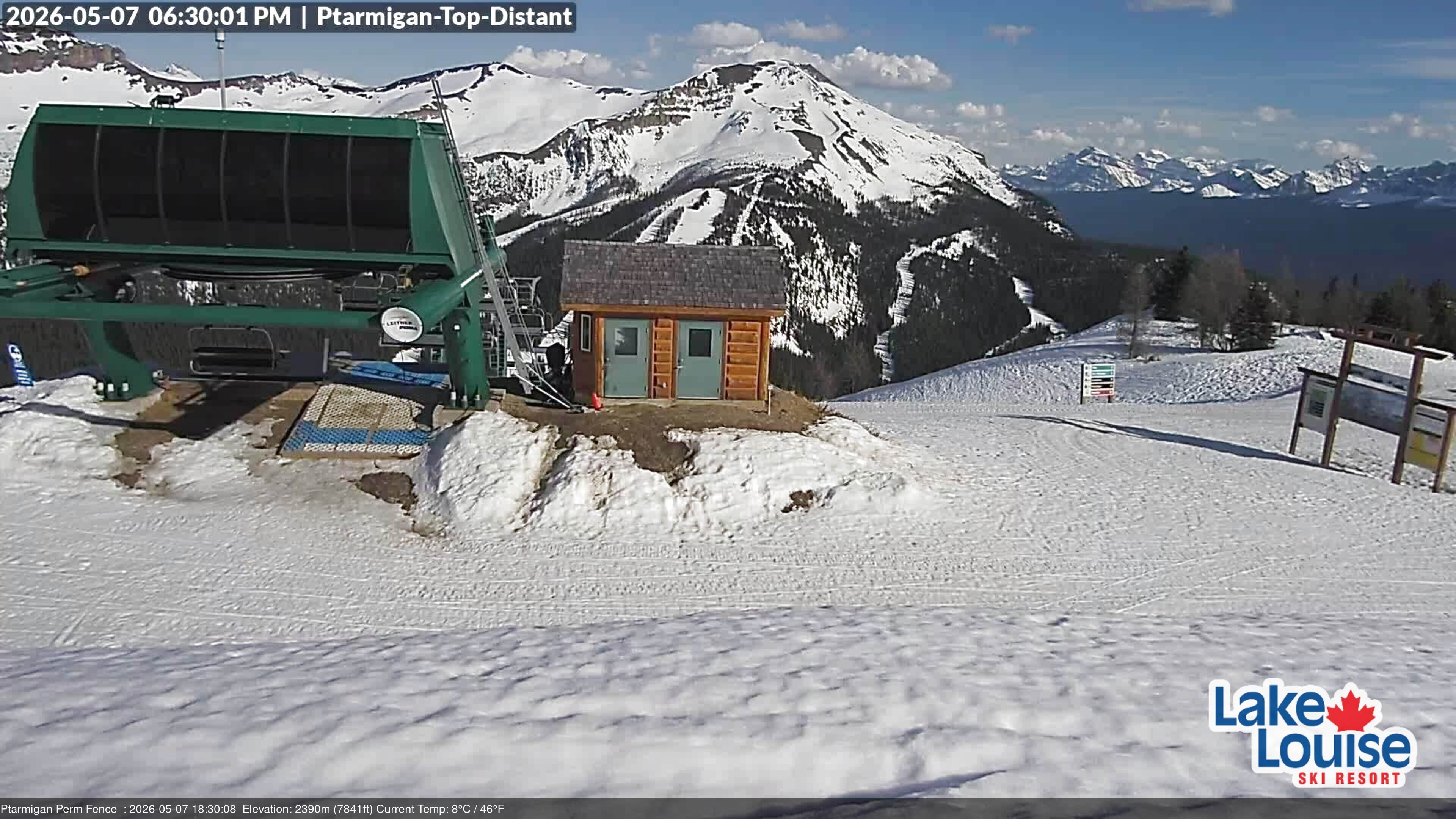 Archiv Foto Webcam Ausblick Chateau Lake Louise