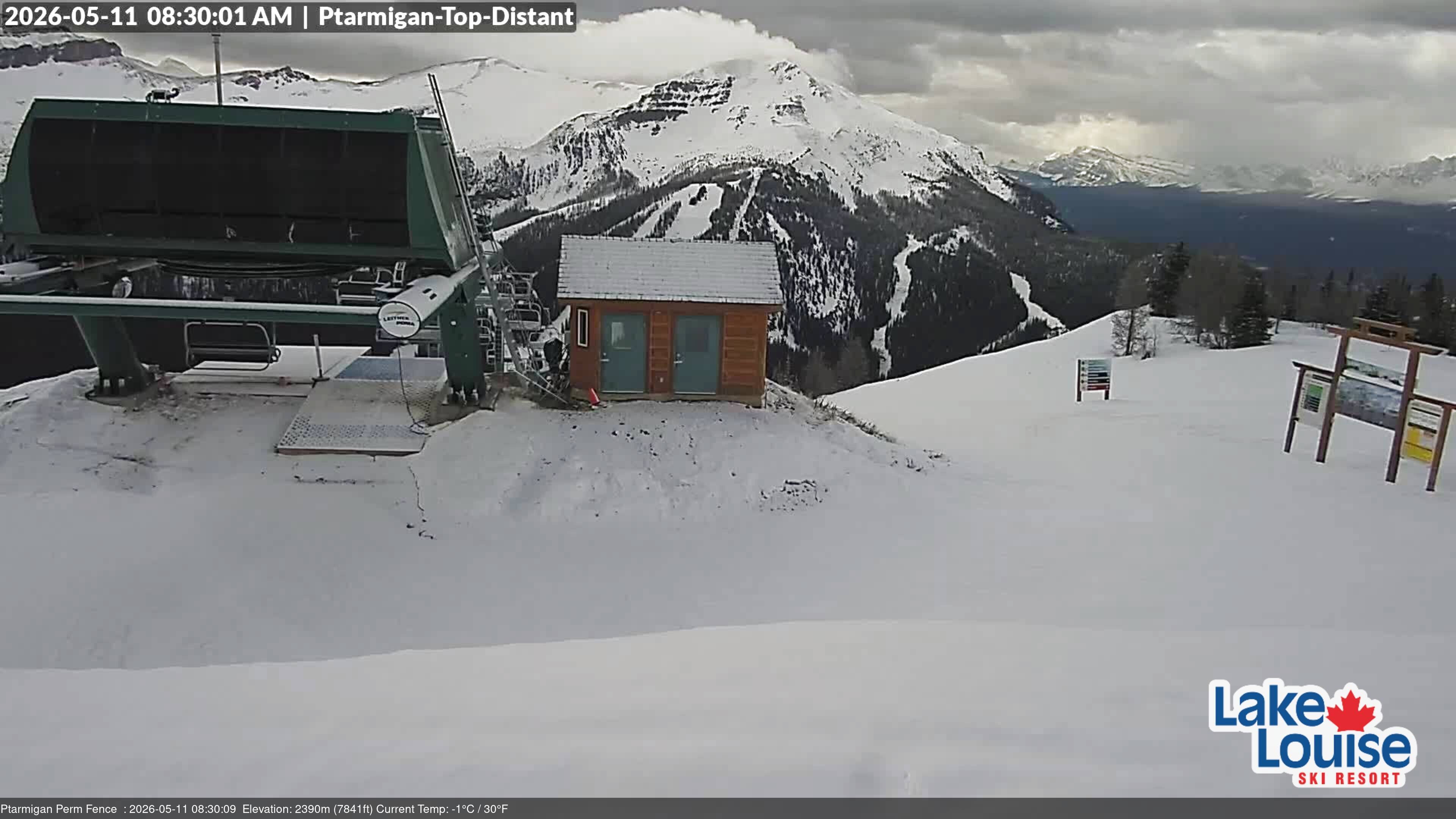 Archiv Foto Webcam Ausblick Chateau Lake Louise