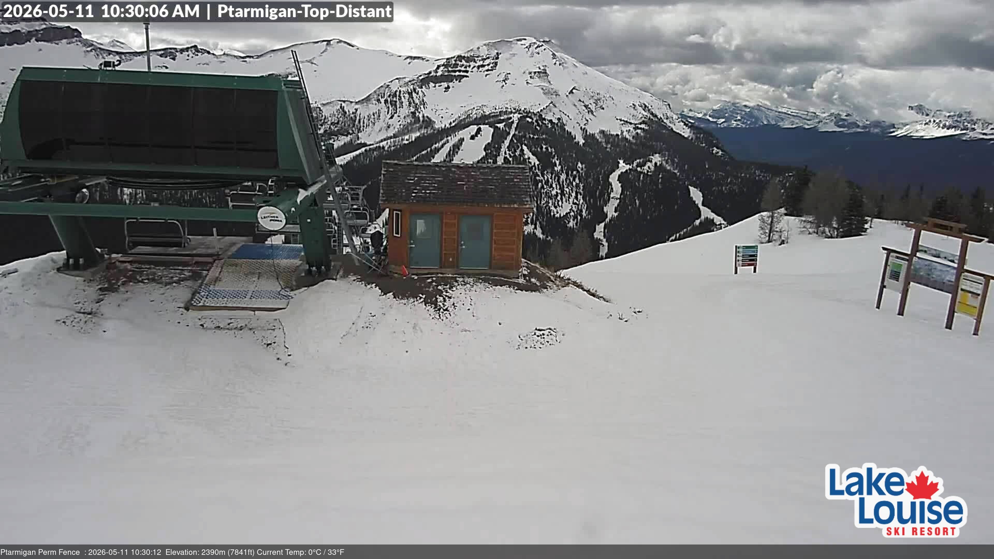 Archiv Foto Webcam Ausblick Chateau Lake Louise