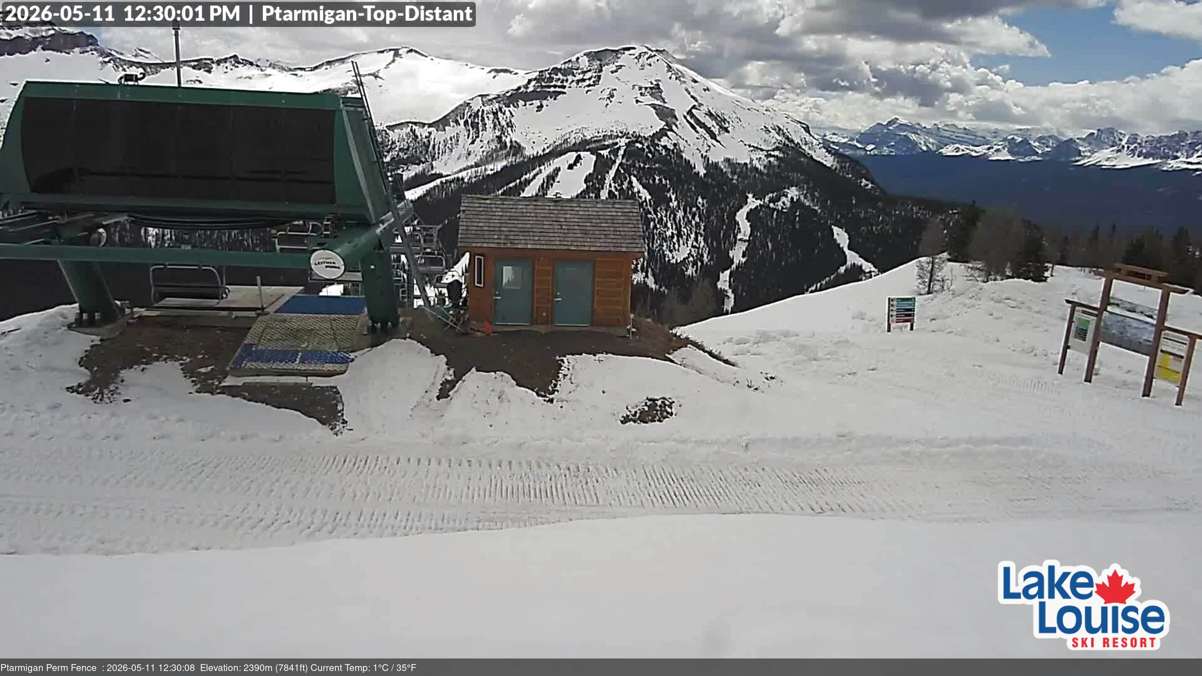Archiv Foto Webcam Ausblick Chateau Lake Louise