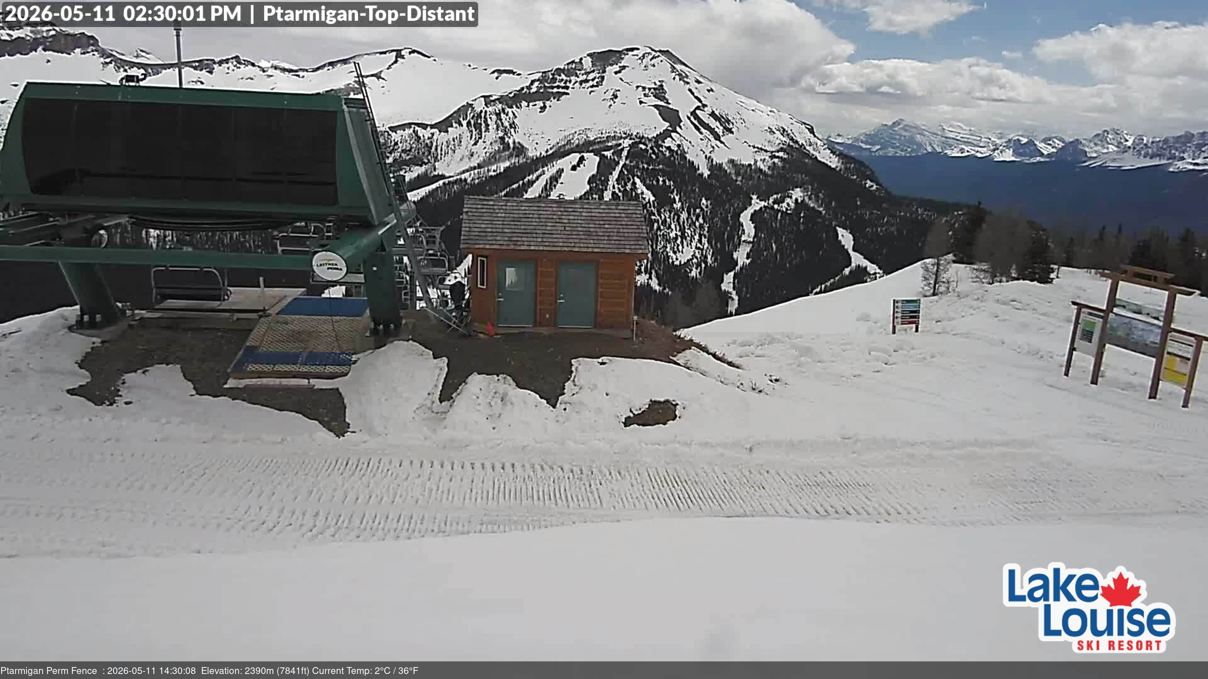 Archiv Foto Webcam Ausblick Chateau Lake Louise