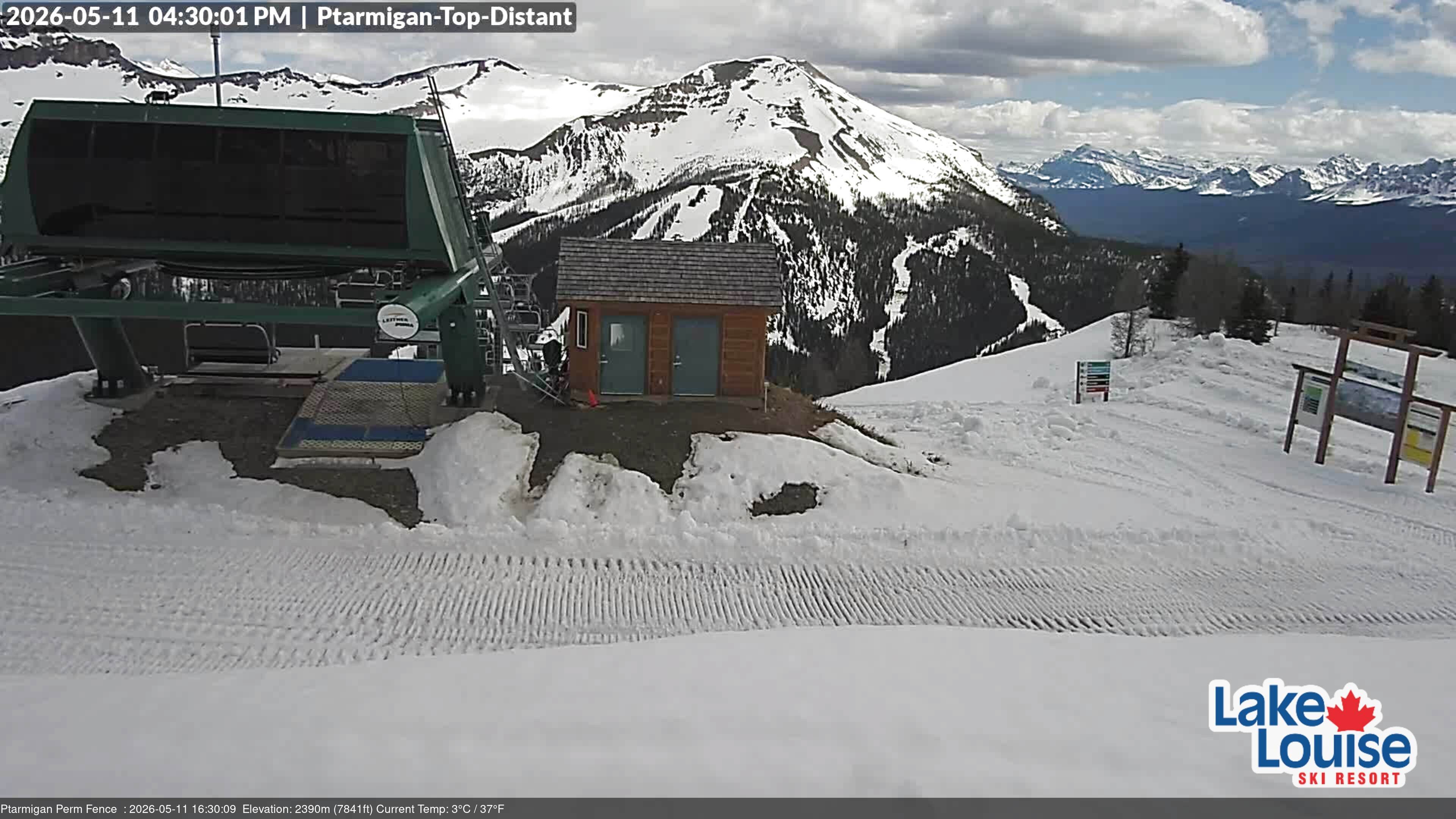 Archiv Foto Webcam Ausblick Chateau Lake Louise