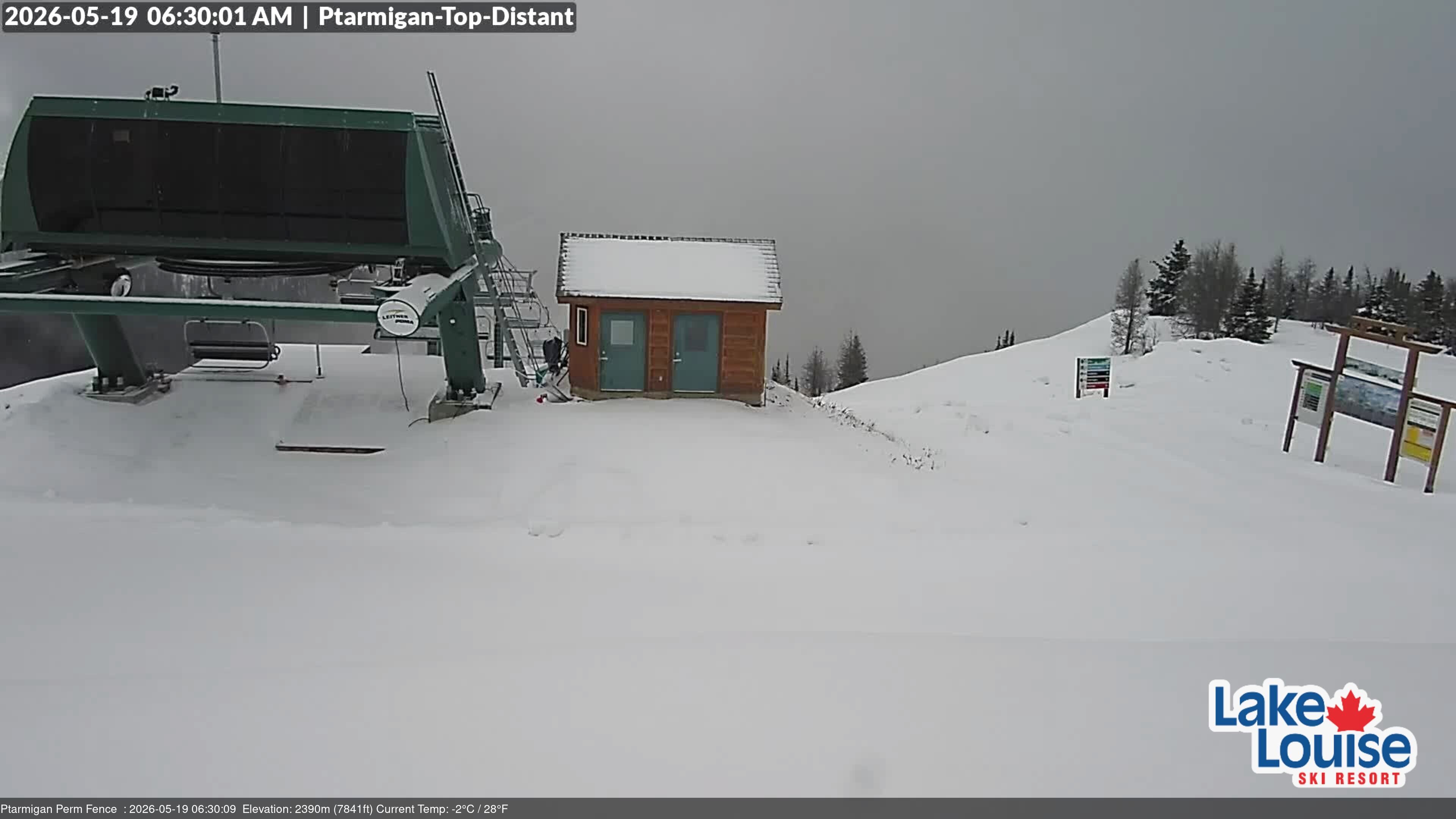 Archiv Foto Webcam Ausblick Chateau Lake Louise