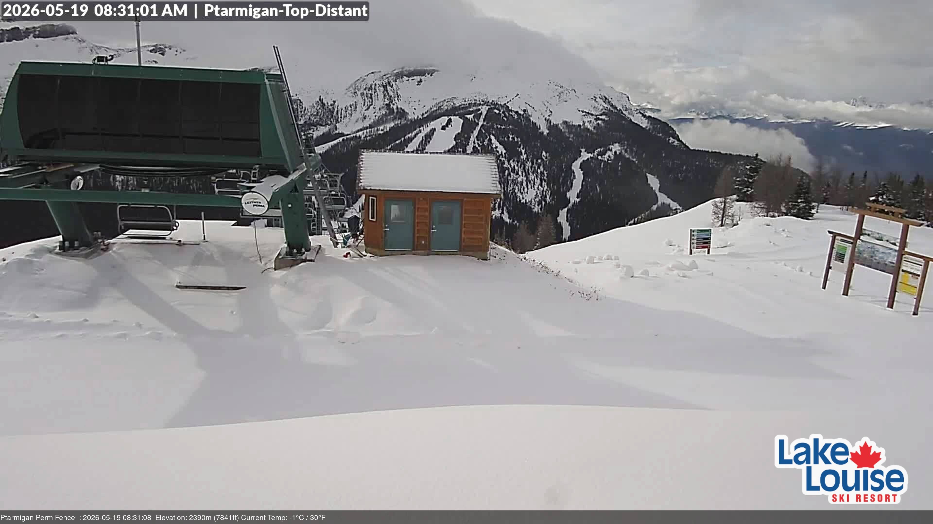 Archiv Foto Webcam Ausblick Chateau Lake Louise