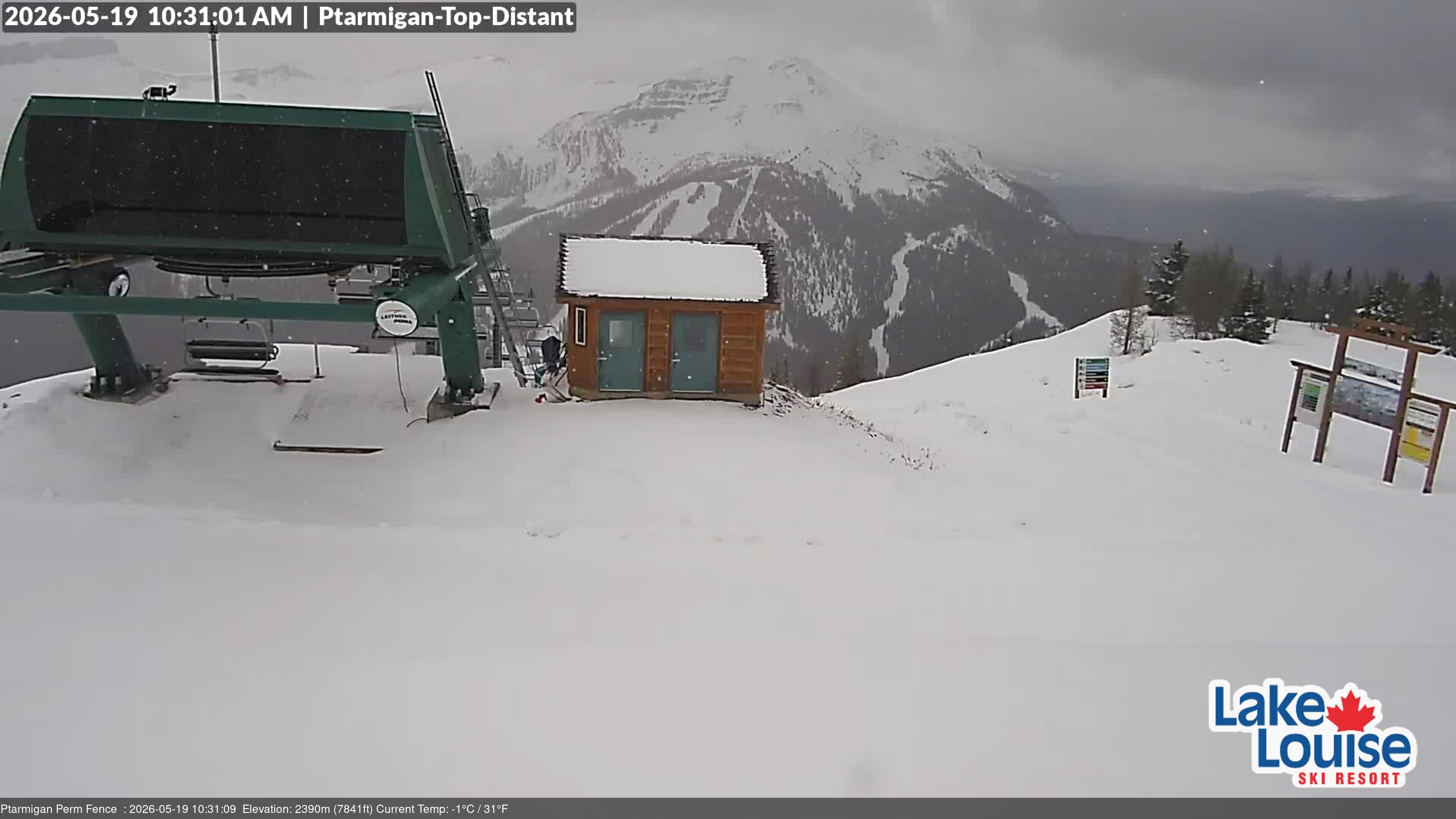 Archiv Foto Webcam Ausblick Chateau Lake Louise
