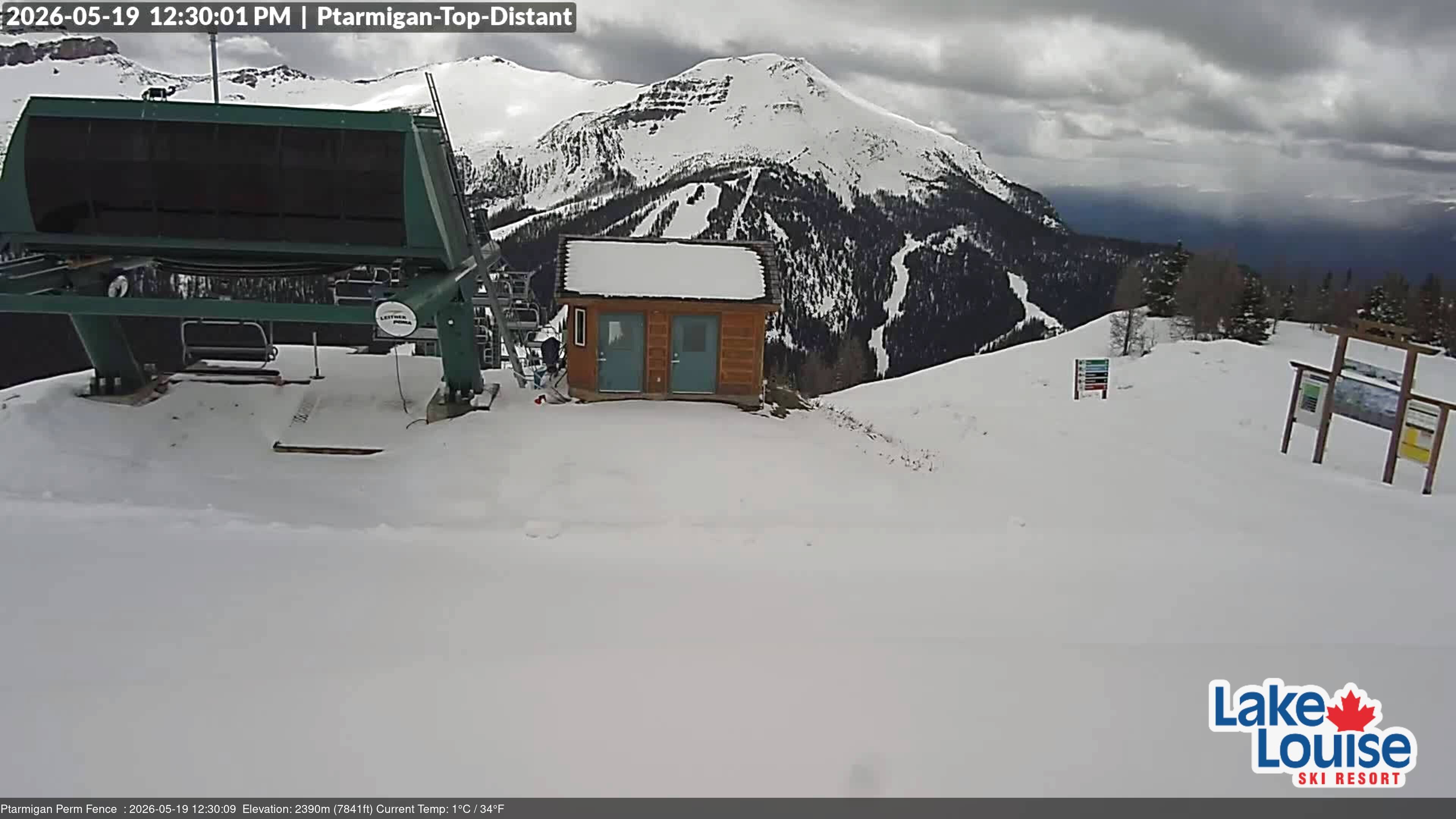 Archiv Foto Webcam Ausblick Chateau Lake Louise