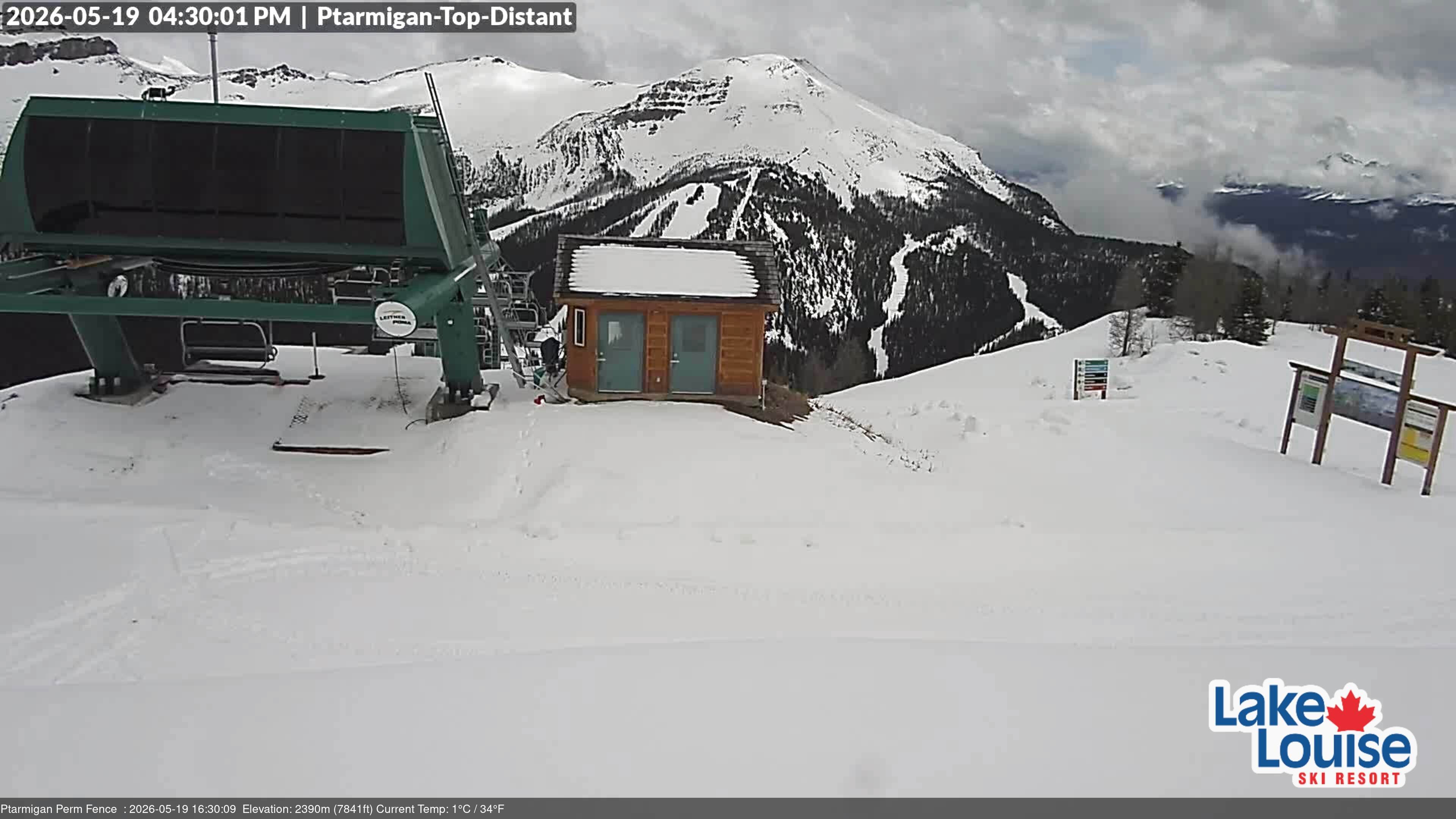 Archiv Foto Webcam Ausblick Chateau Lake Louise
