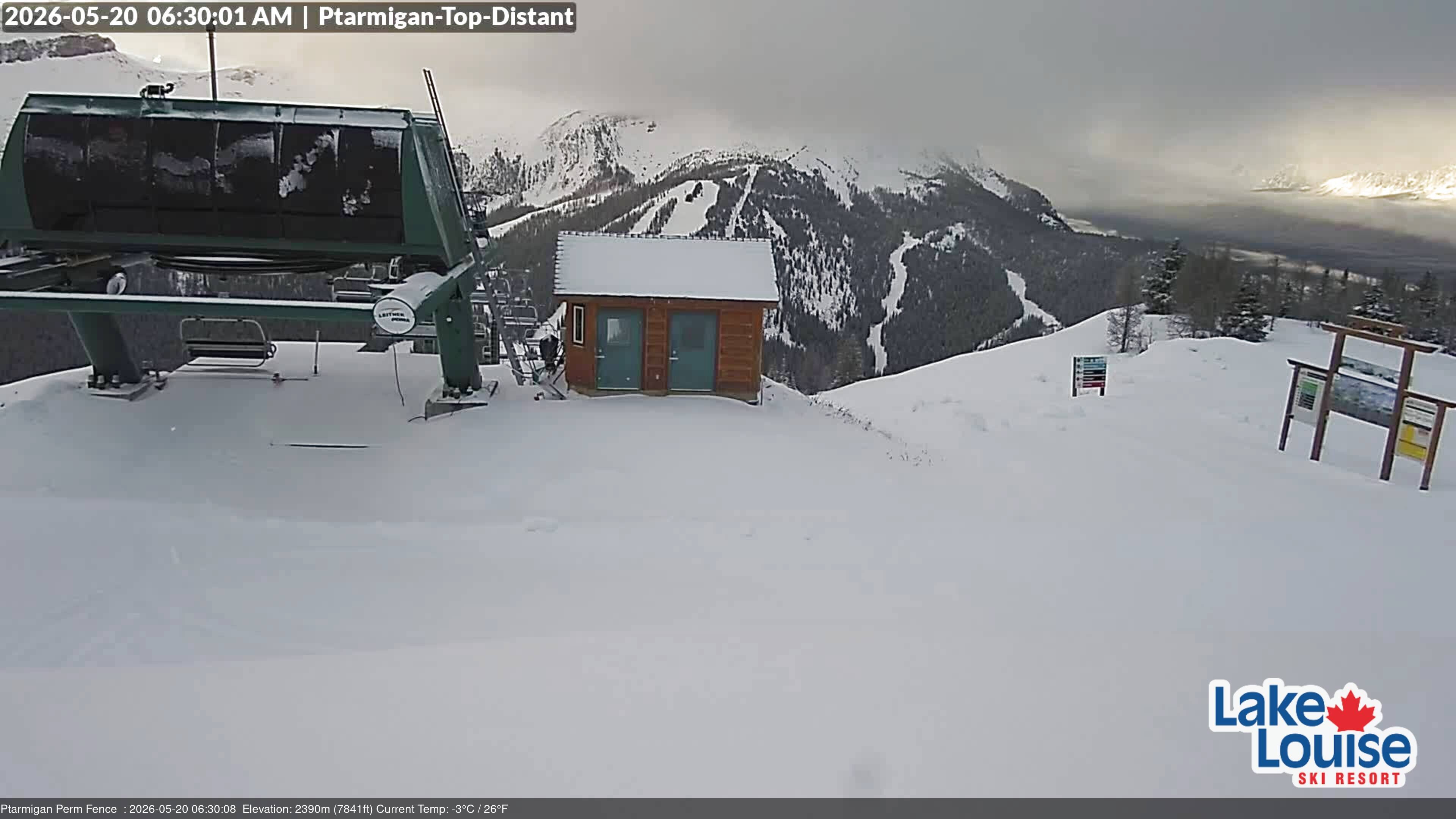 Archived image Webcam Outlook Chateau Lake Louise