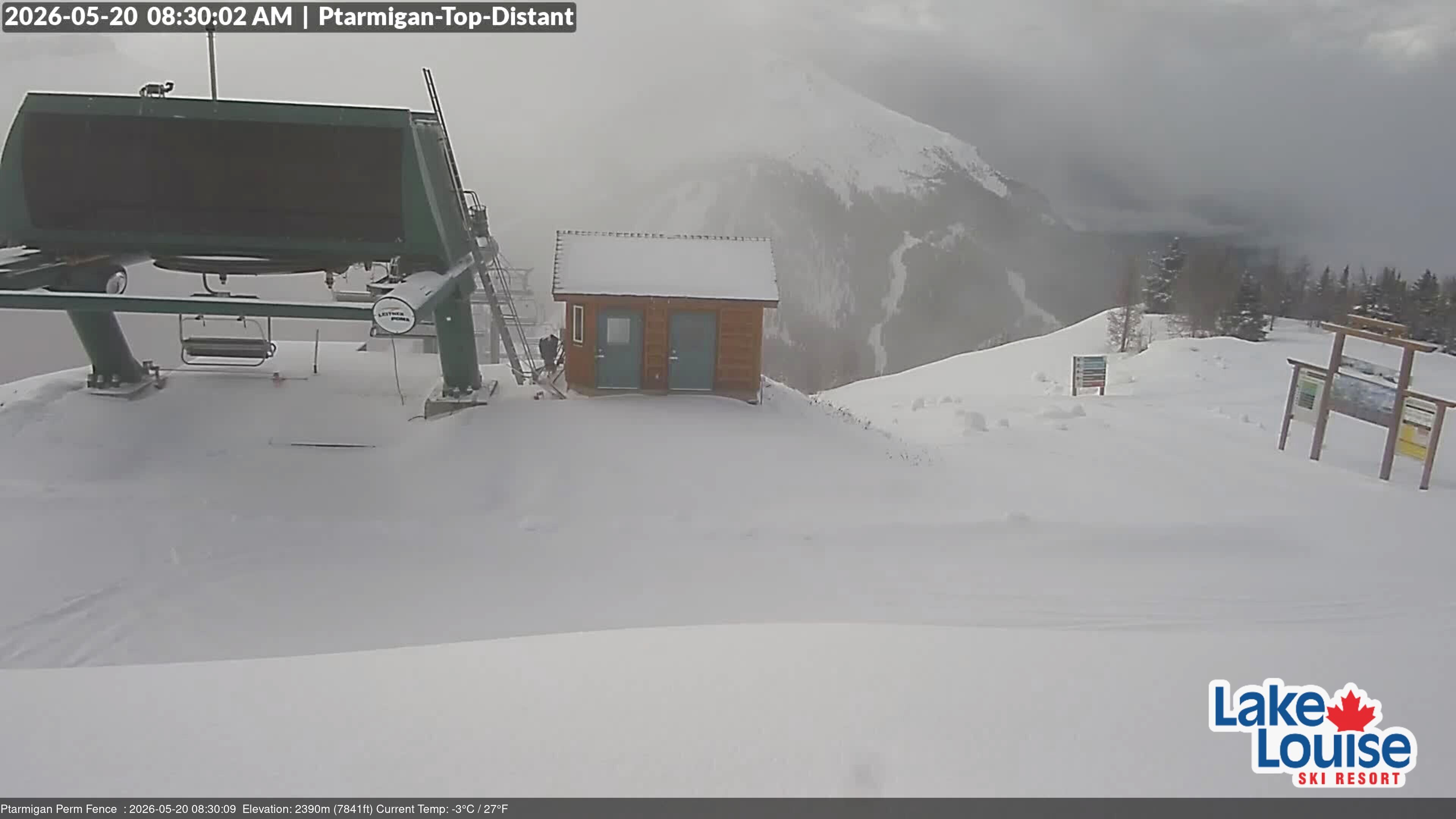 Archived image Webcam Outlook Chateau Lake Louise