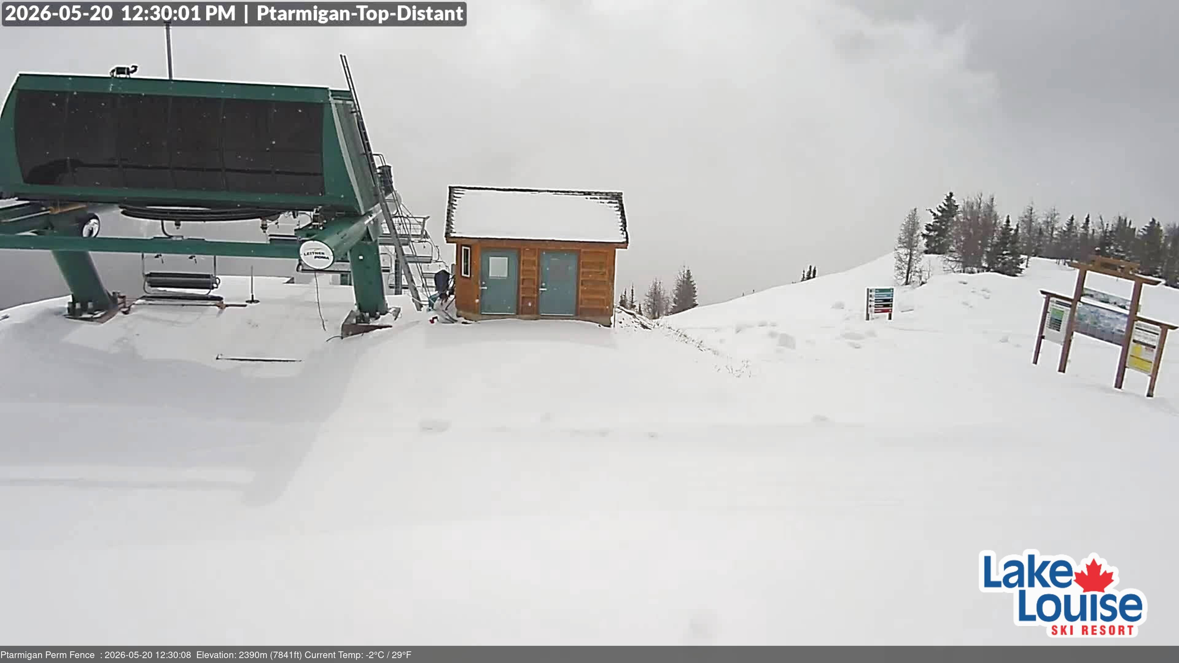 Archived image Webcam Outlook Chateau Lake Louise