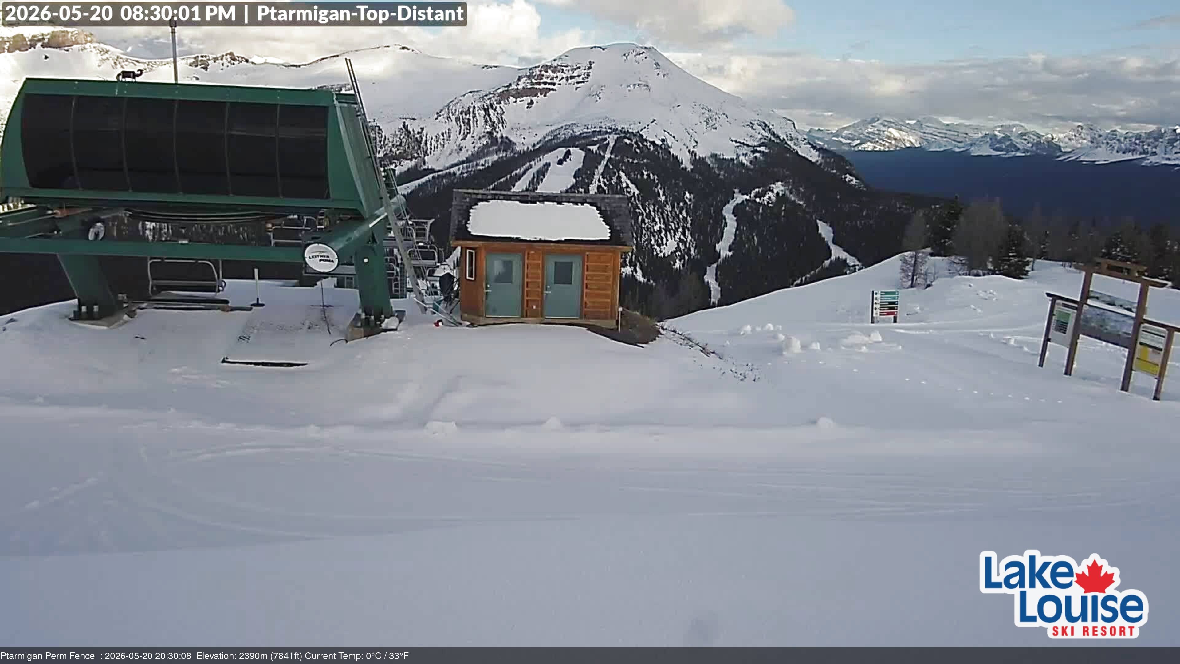 Archived image Webcam Outlook Chateau Lake Louise