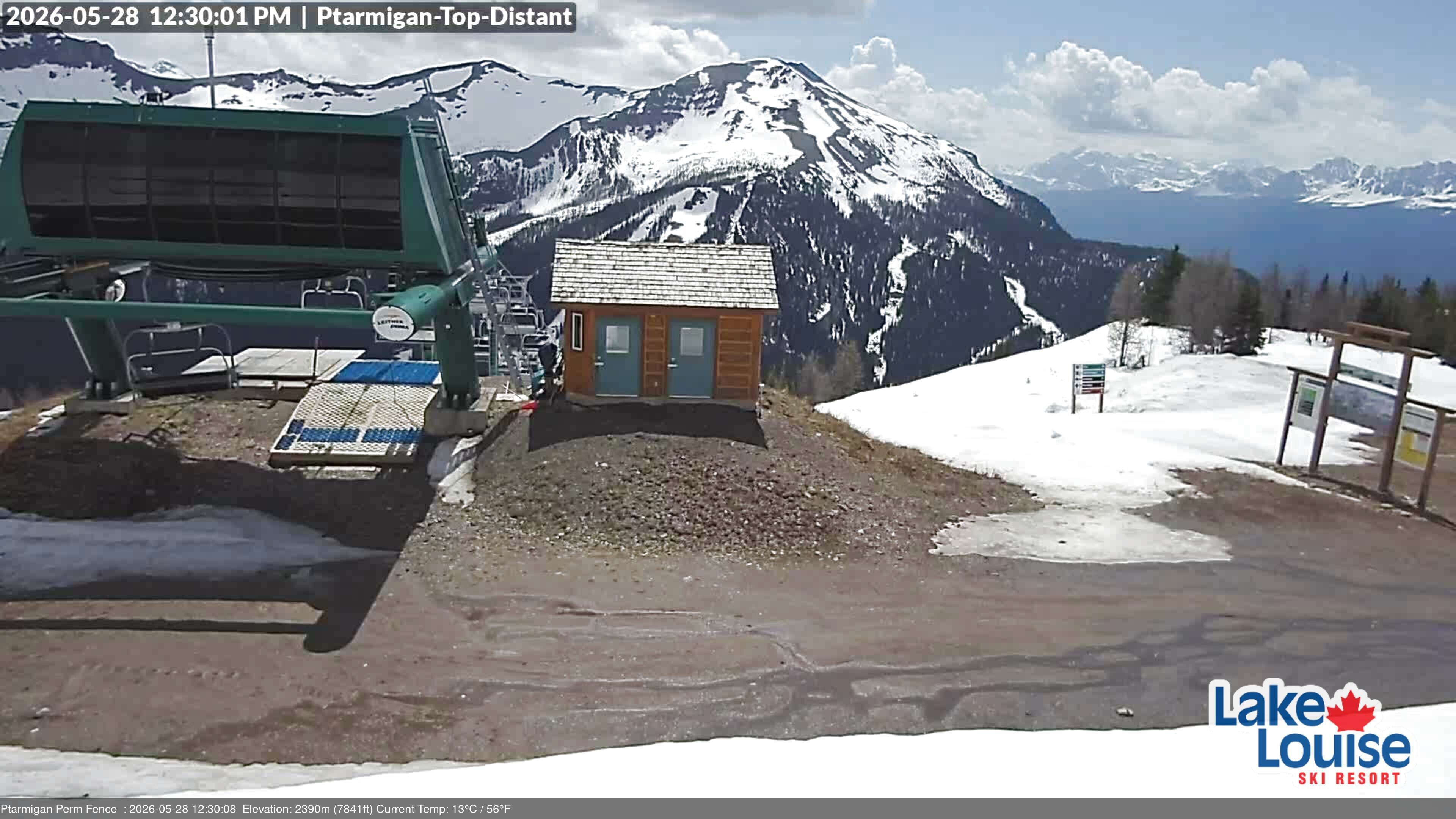 Archived image Webcam Outlook Chateau Lake Louise