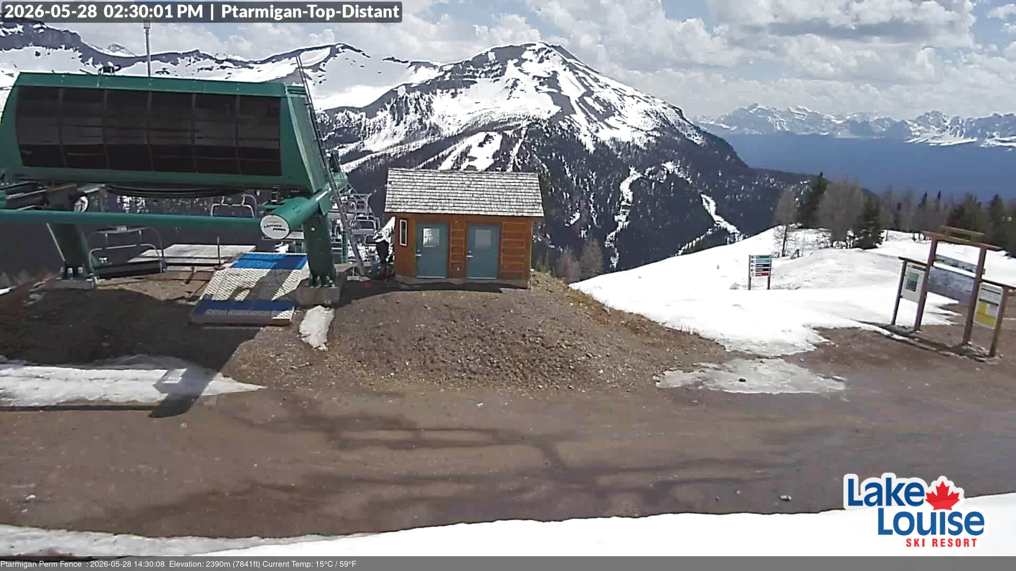 Archived image Webcam Outlook Chateau Lake Louise