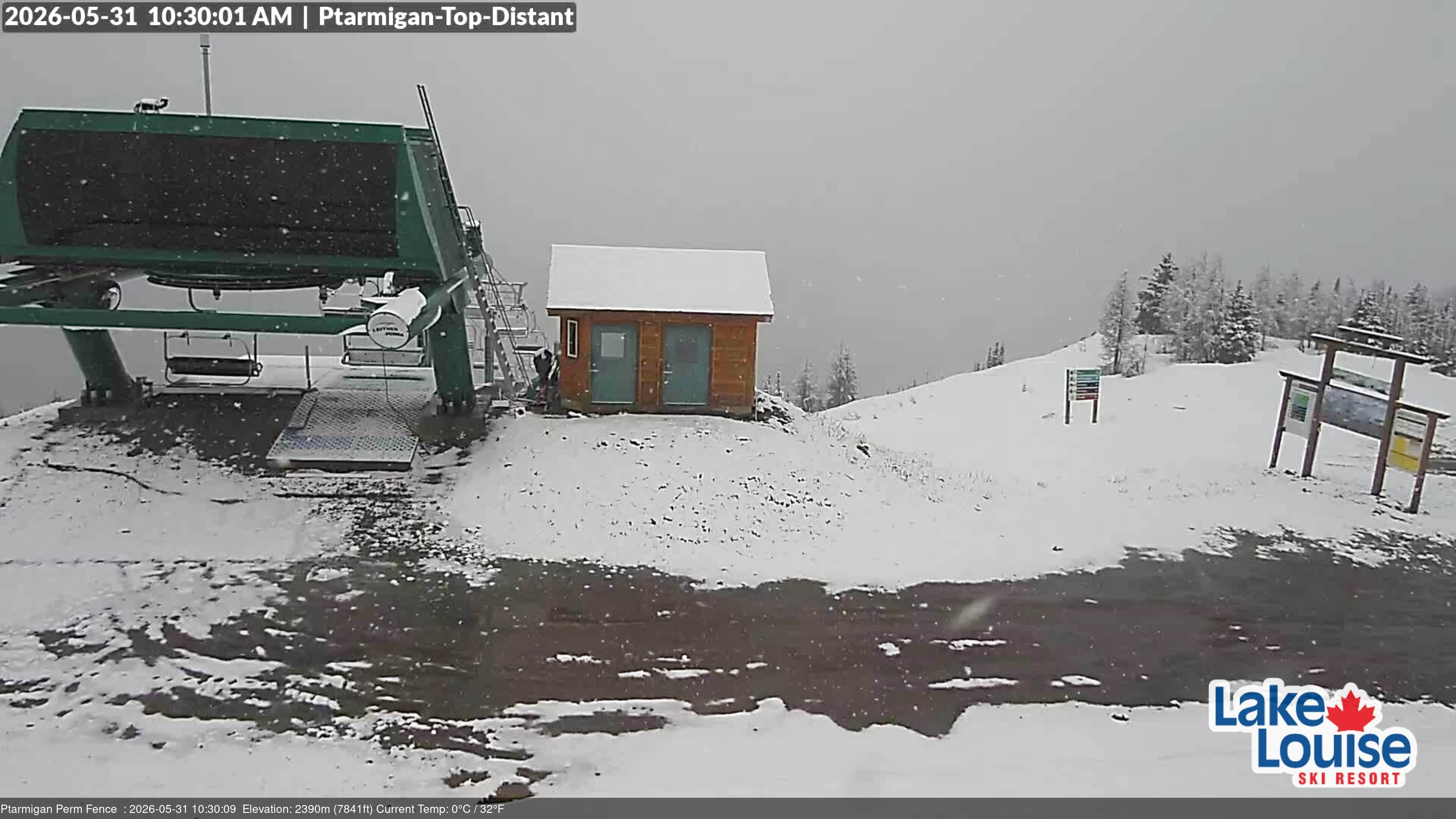 Archiv Foto Webcam Ausblick Chateau Lake Louise