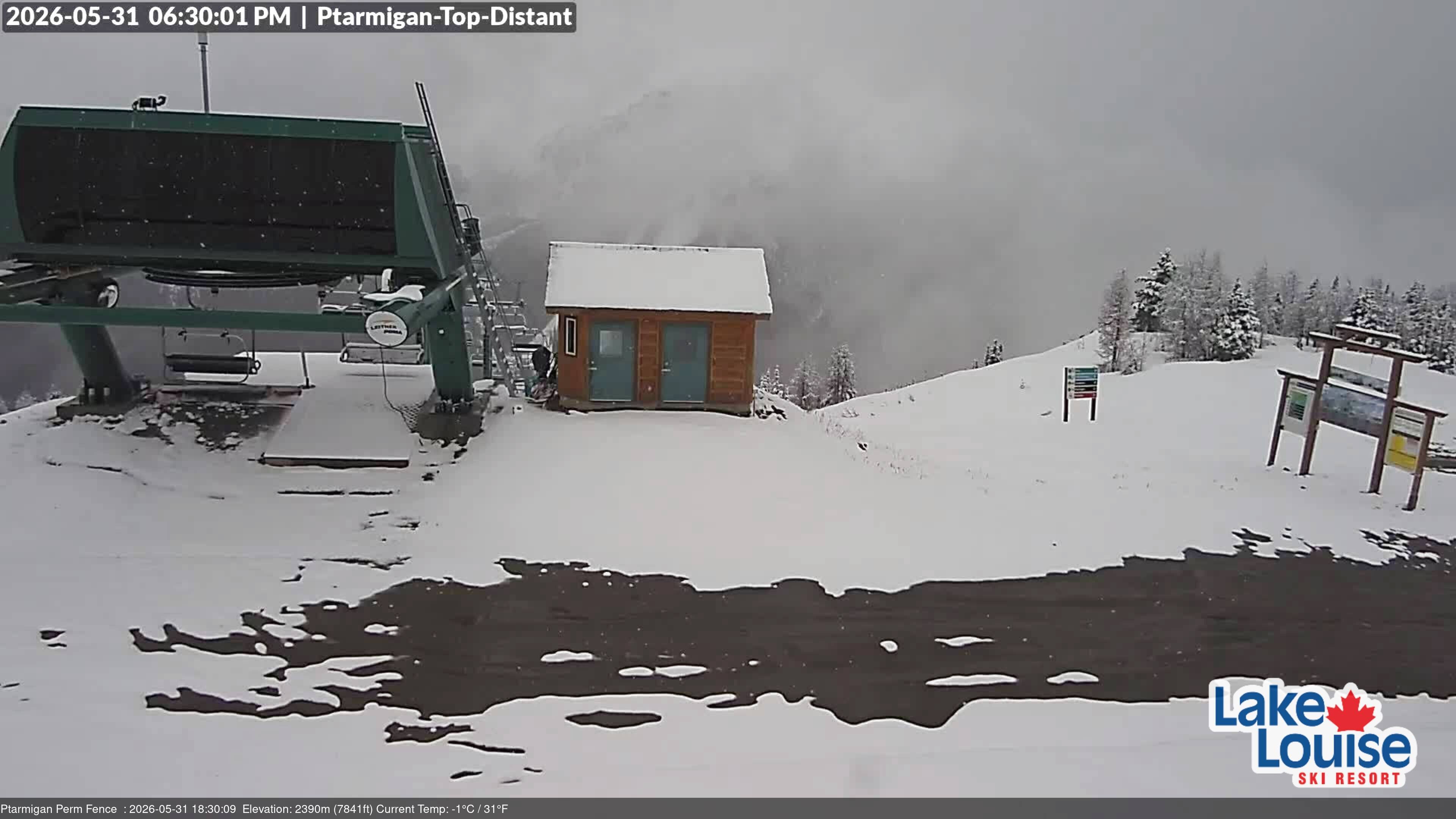 Archiv Foto Webcam Ausblick Chateau Lake Louise