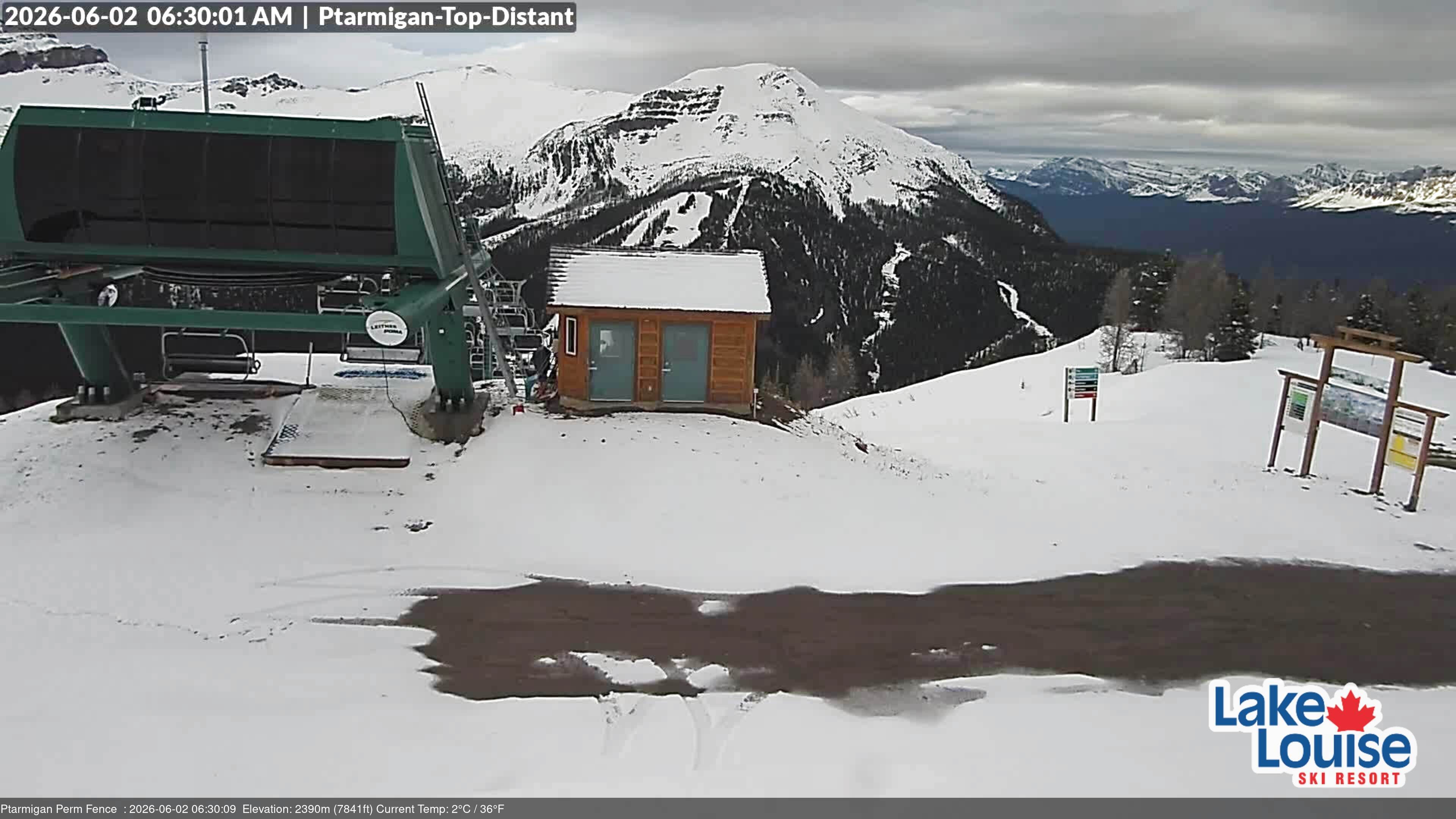 Archiv Foto Webcam Ausblick Chateau Lake Louise