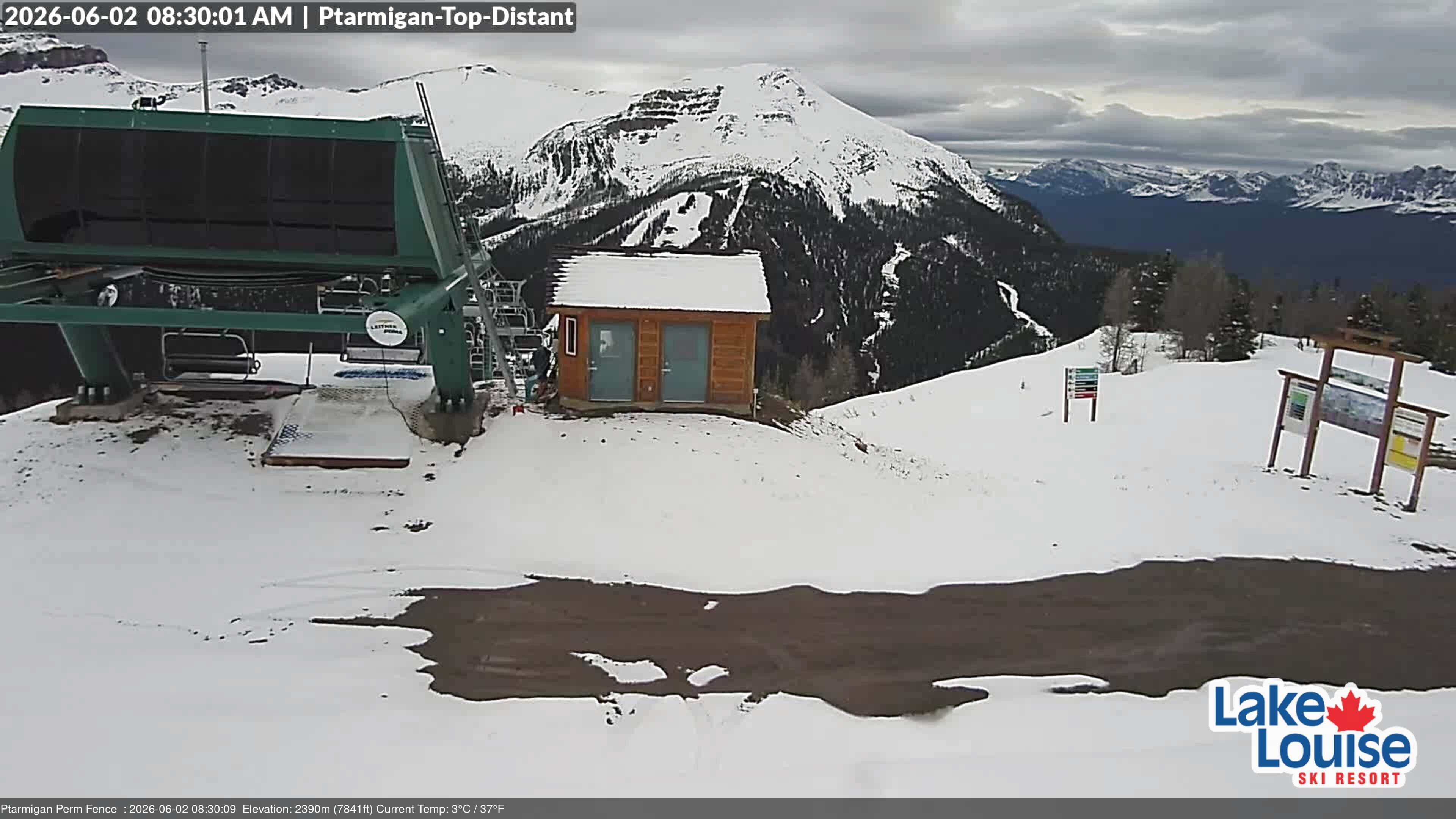 Archiv Foto Webcam Ausblick Chateau Lake Louise