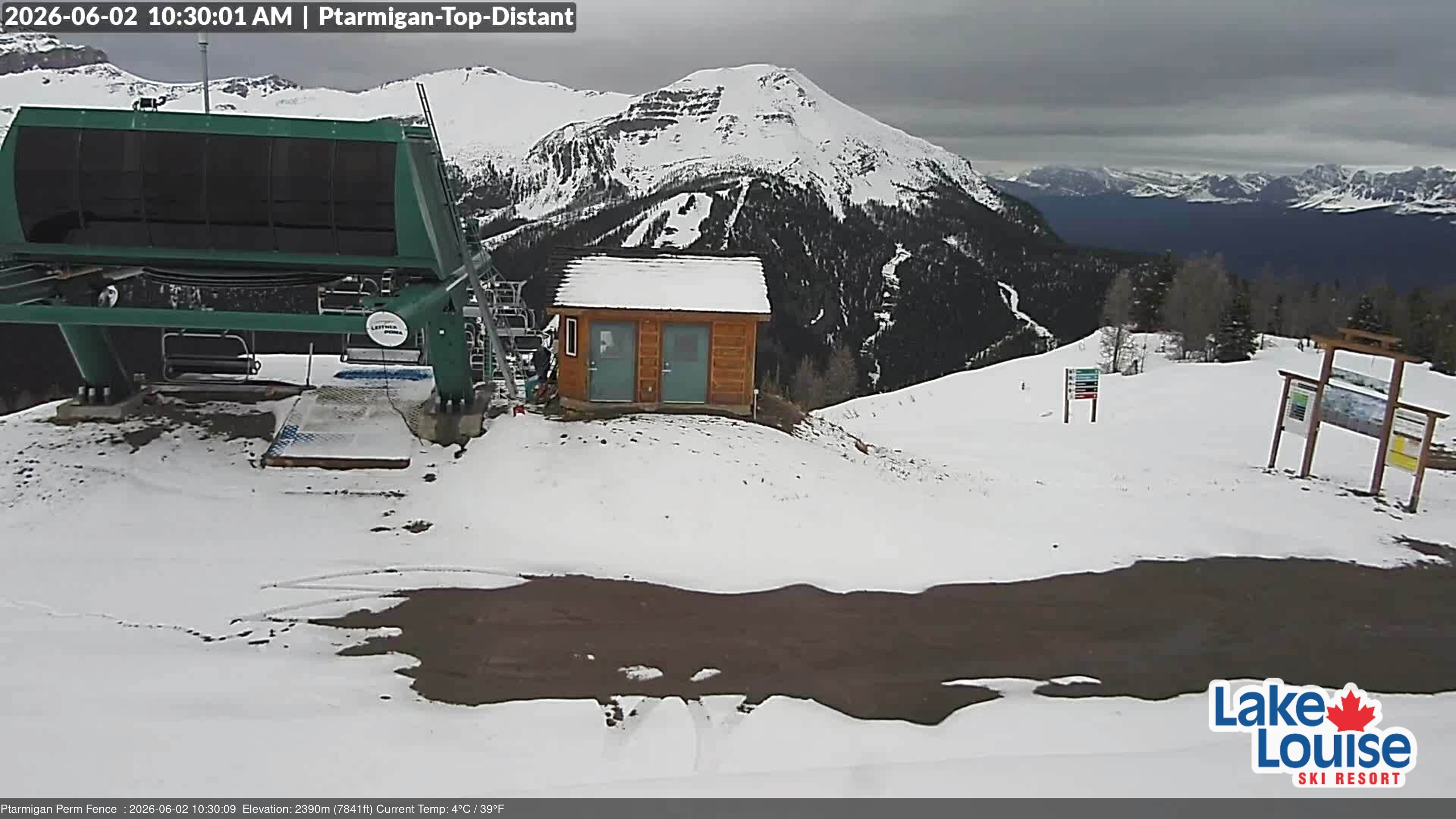 Archiv Foto Webcam Ausblick Chateau Lake Louise