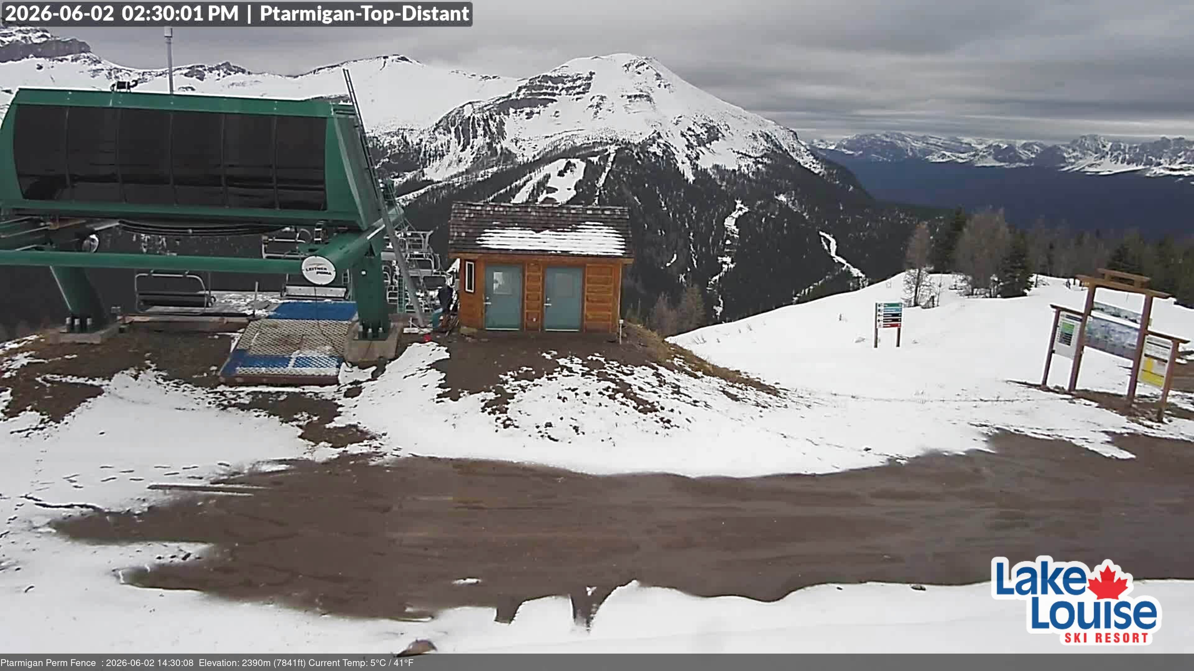 Archiv Foto Webcam Ausblick Chateau Lake Louise