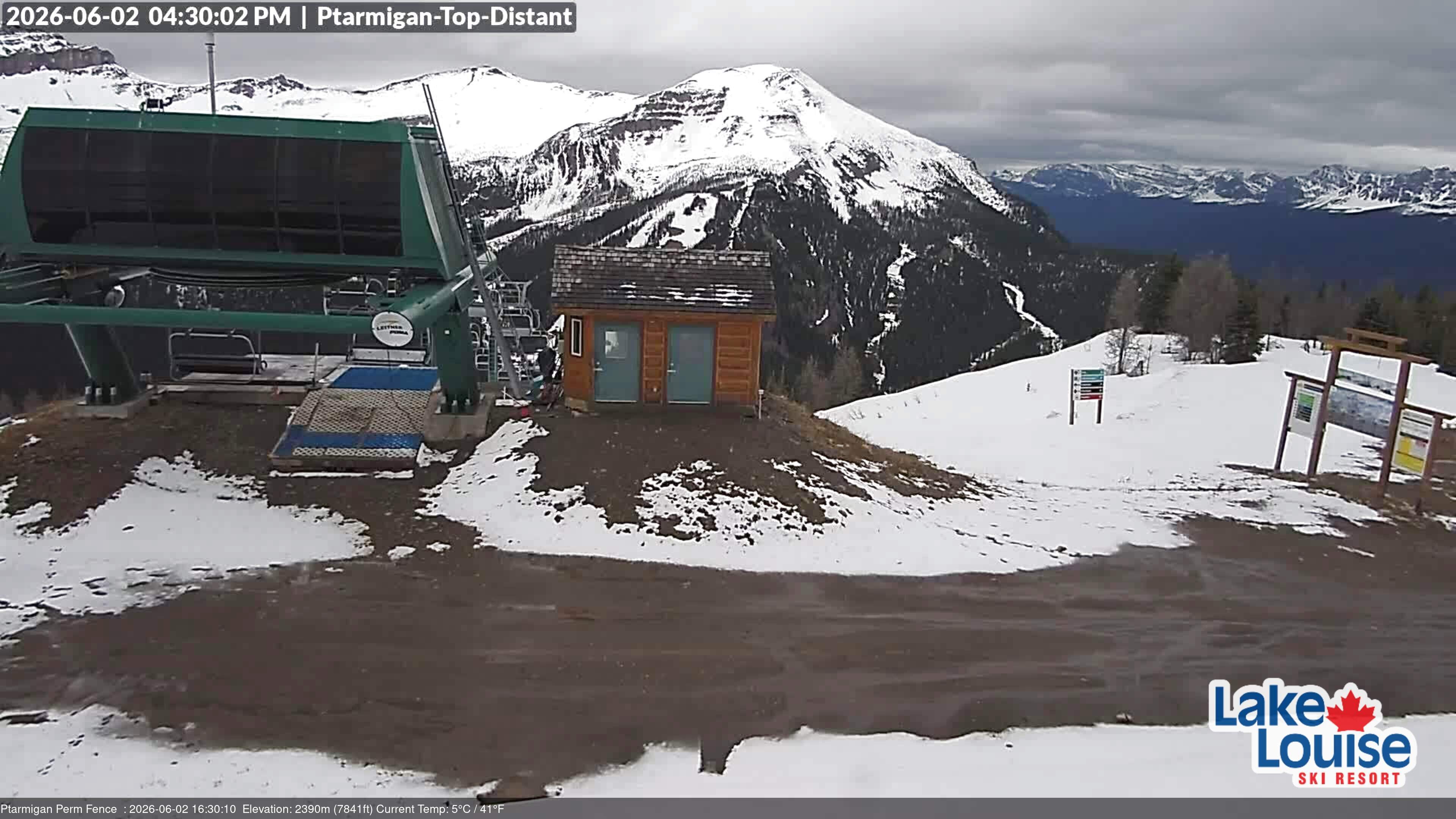 Archiv Foto Webcam Ausblick Chateau Lake Louise