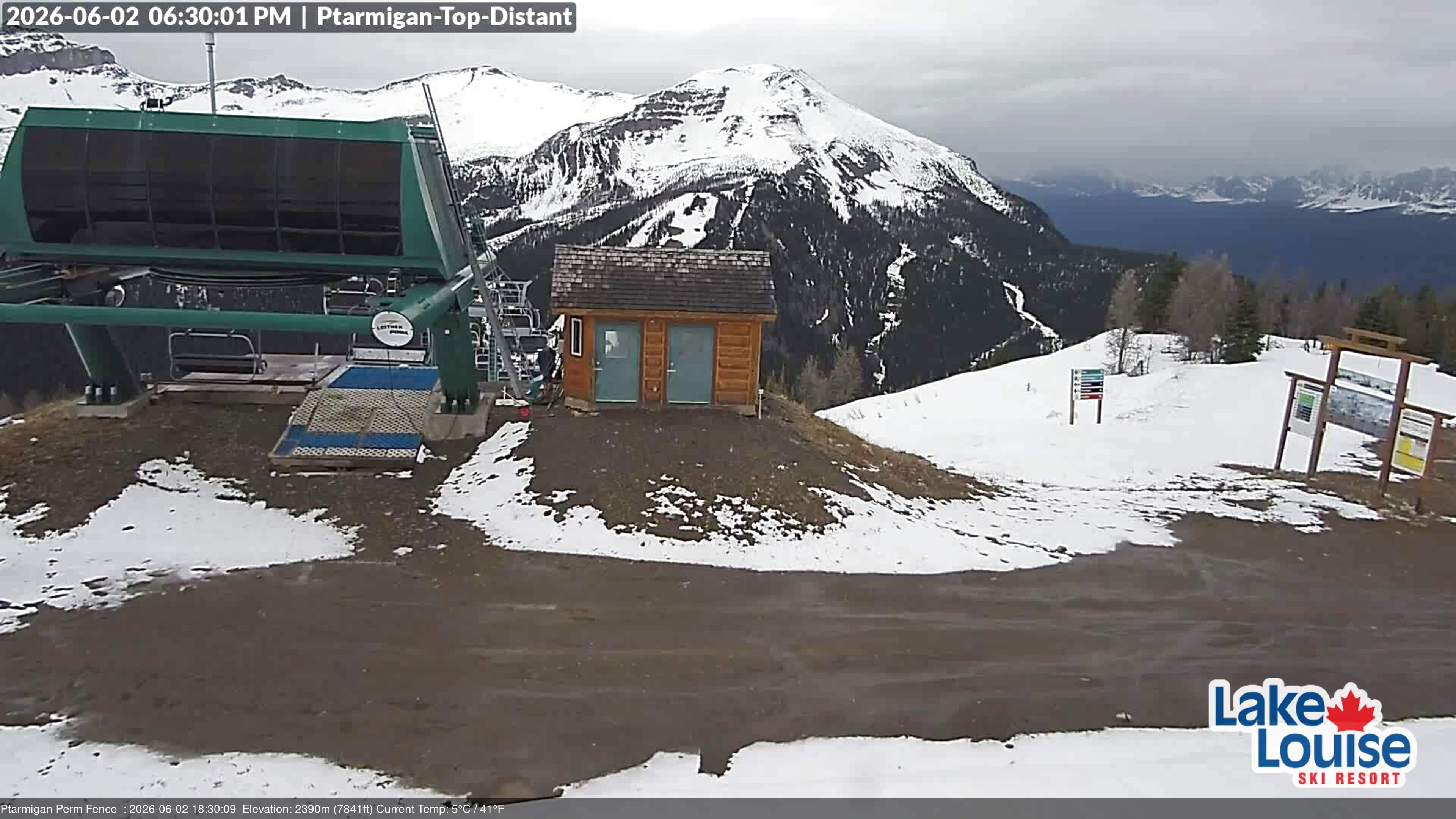 Archiv Foto Webcam Ausblick Chateau Lake Louise