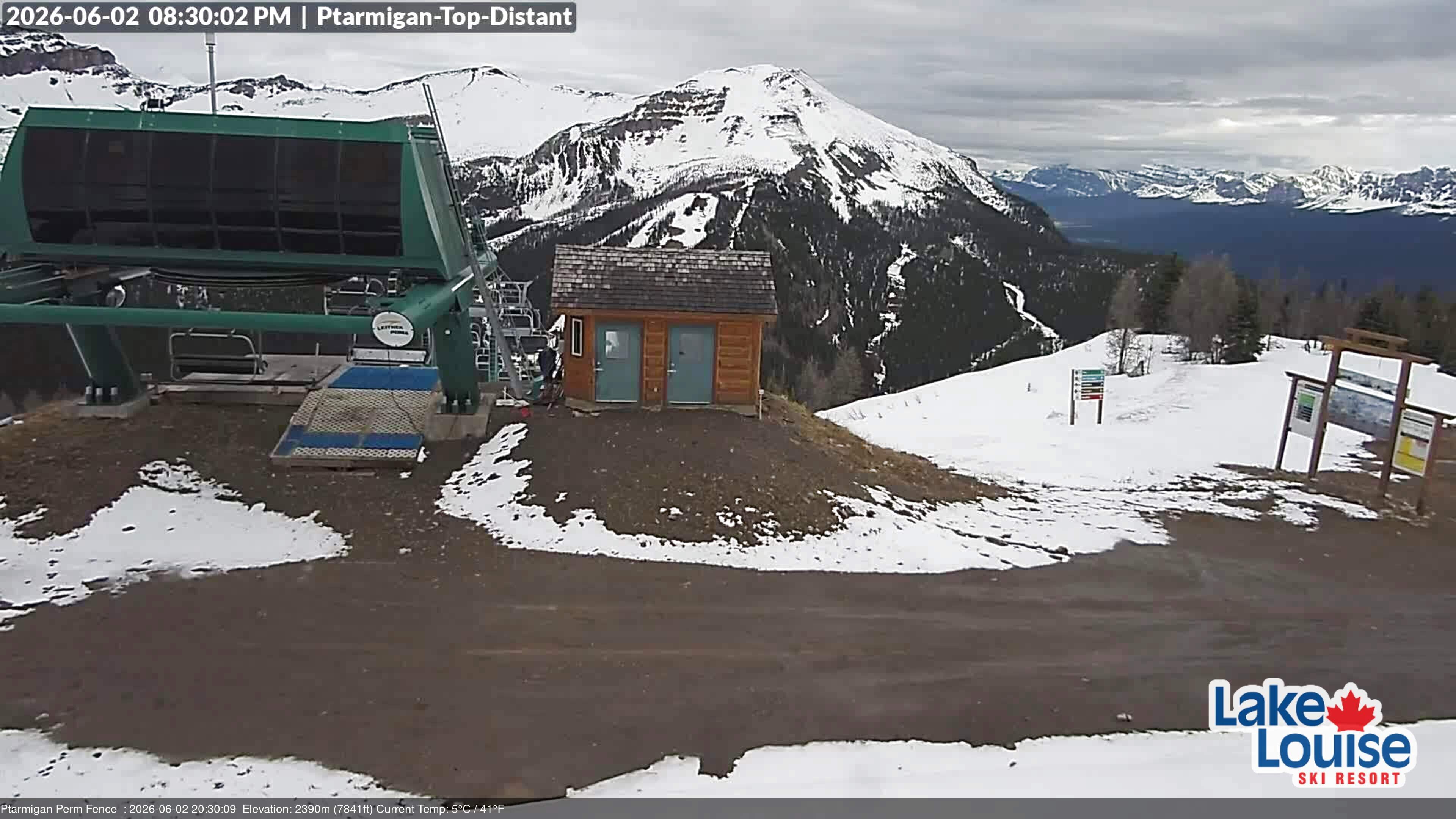 Archiv Foto Webcam Ausblick Chateau Lake Louise