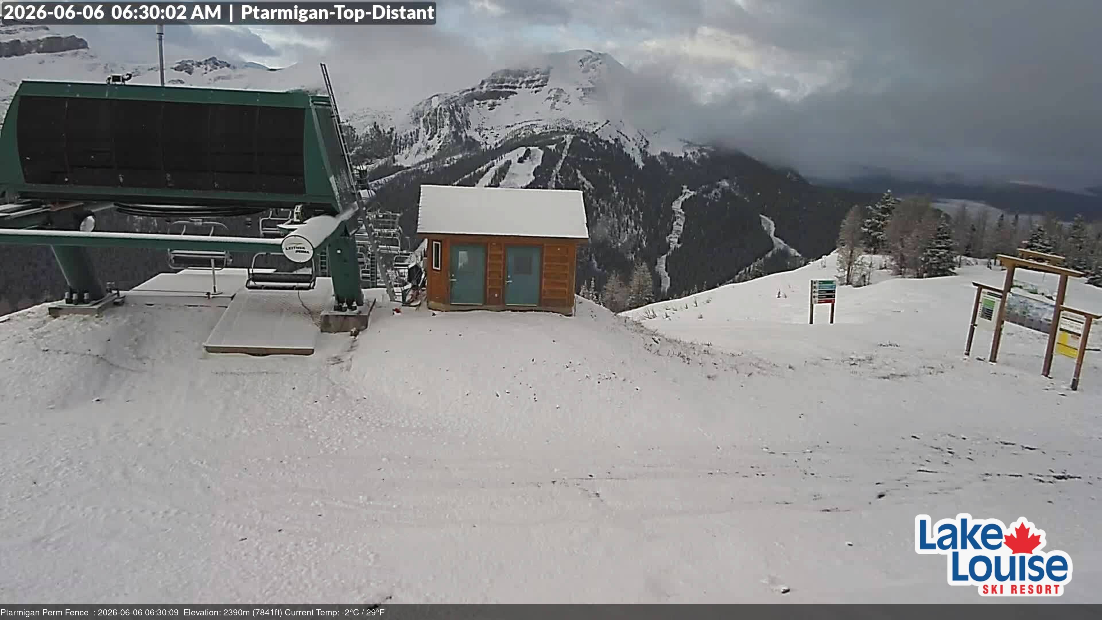 Archiv Foto Webcam Ausblick Chateau Lake Louise