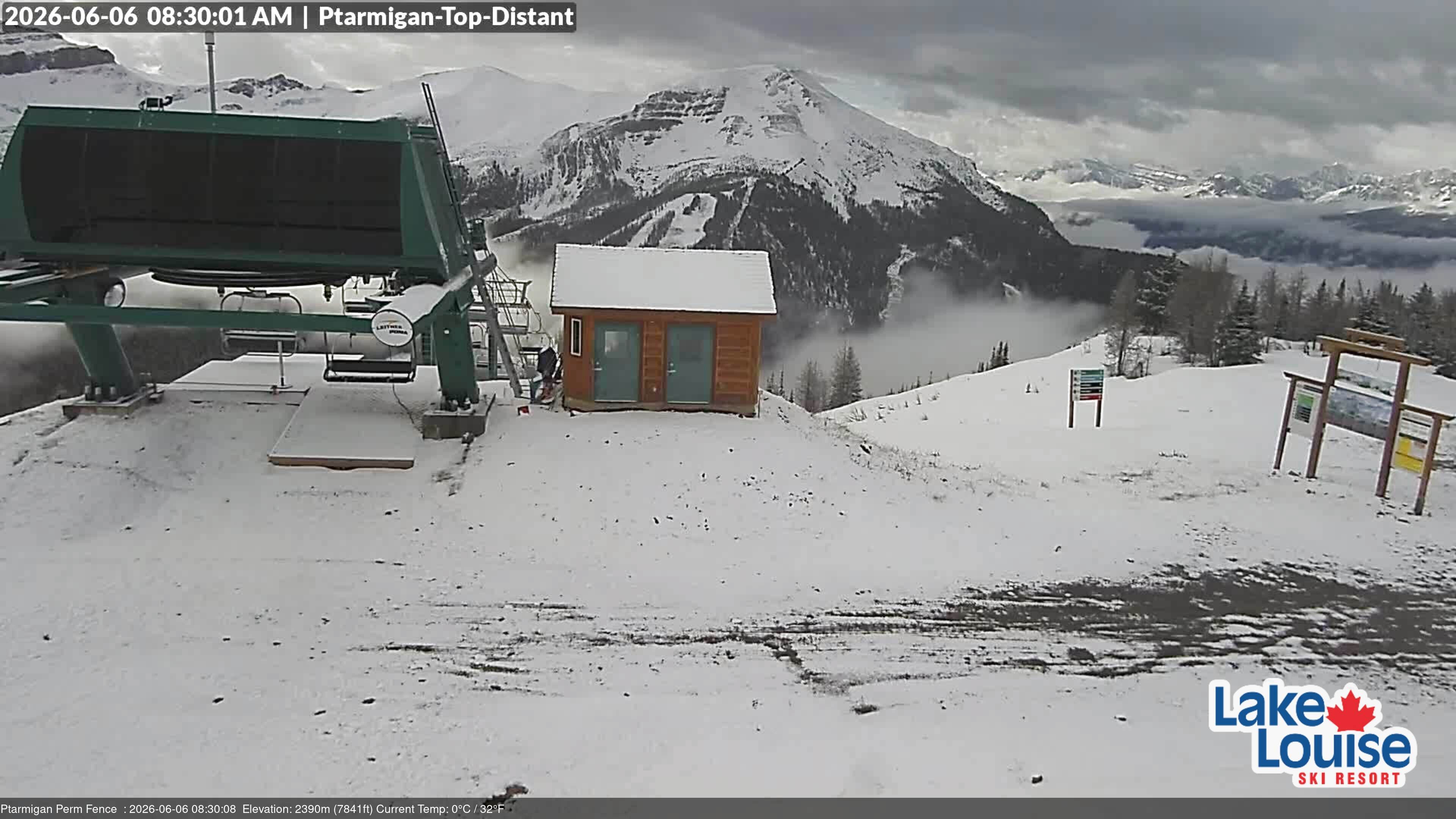 Archiv Foto Webcam Ausblick Chateau Lake Louise