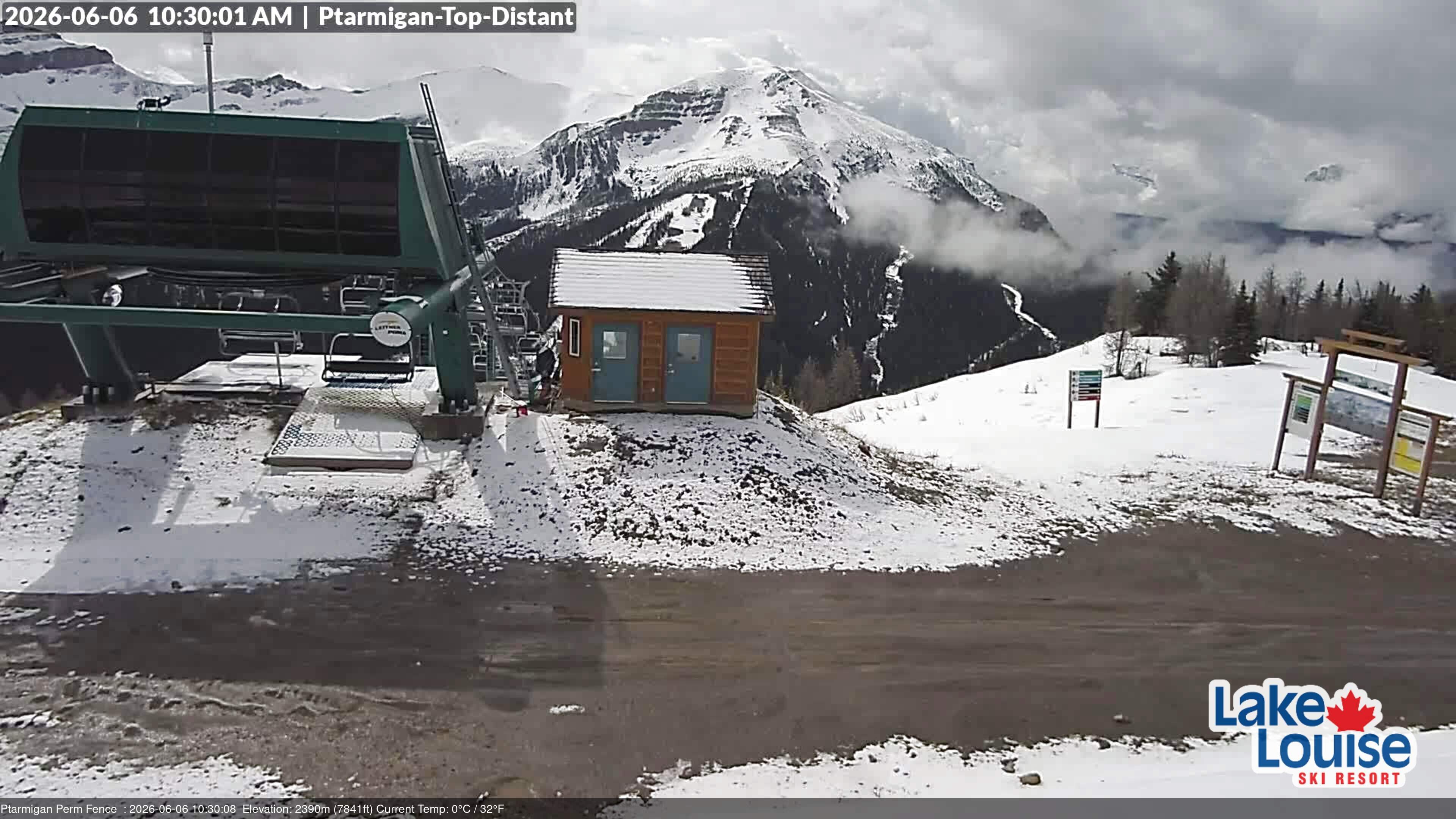 Archiv Foto Webcam Ausblick Chateau Lake Louise