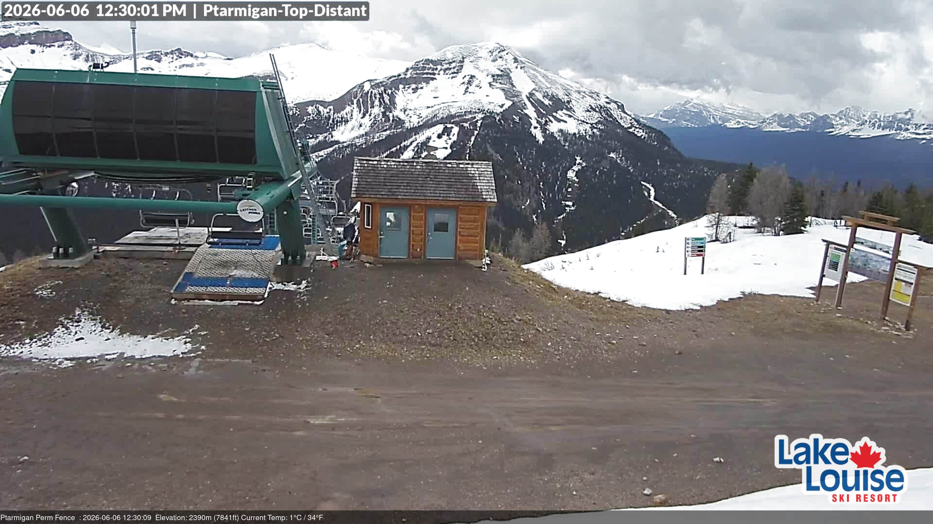 Archiv Foto Webcam Ausblick Chateau Lake Louise