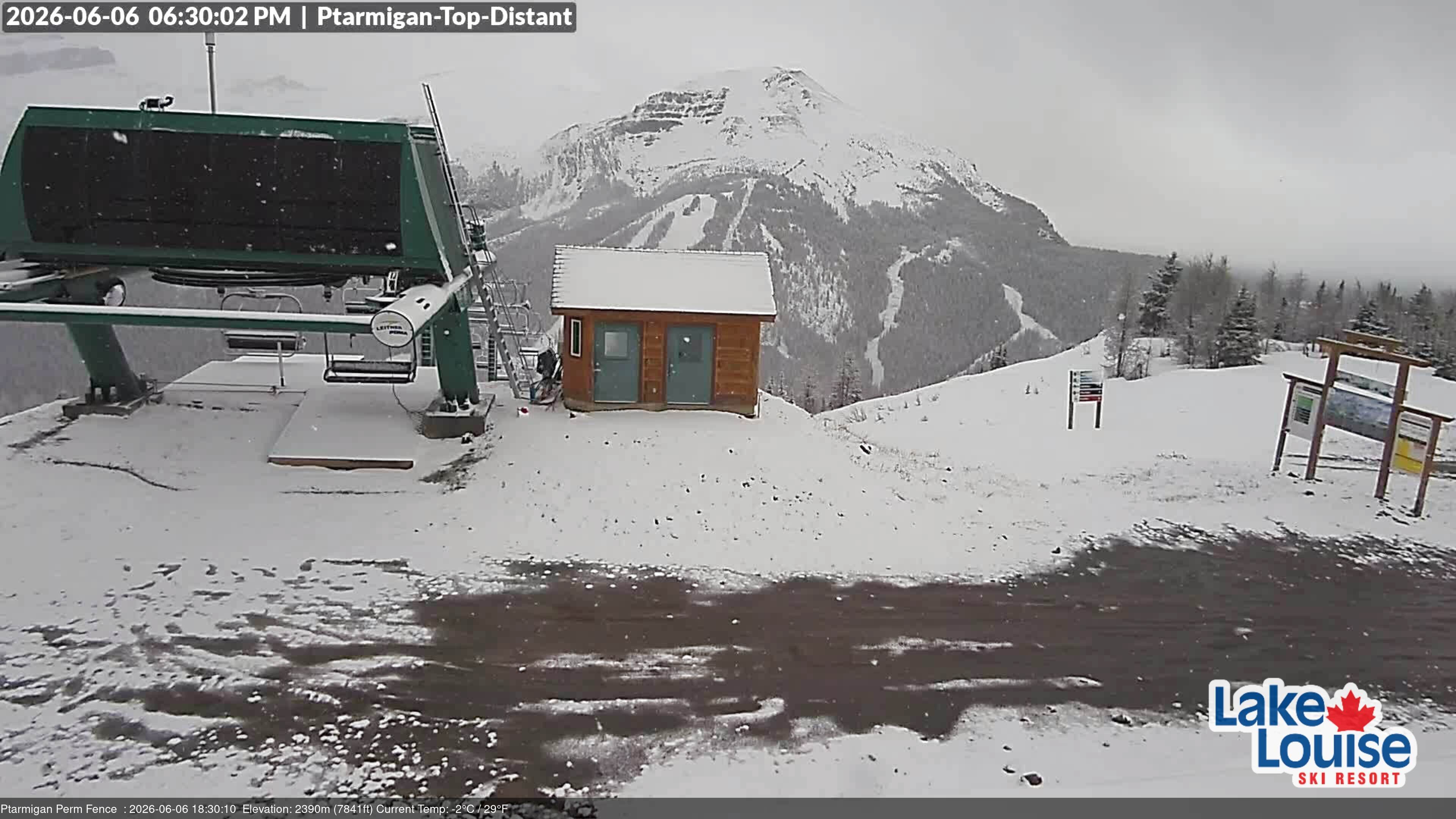 Archiv Foto Webcam Ausblick Chateau Lake Louise