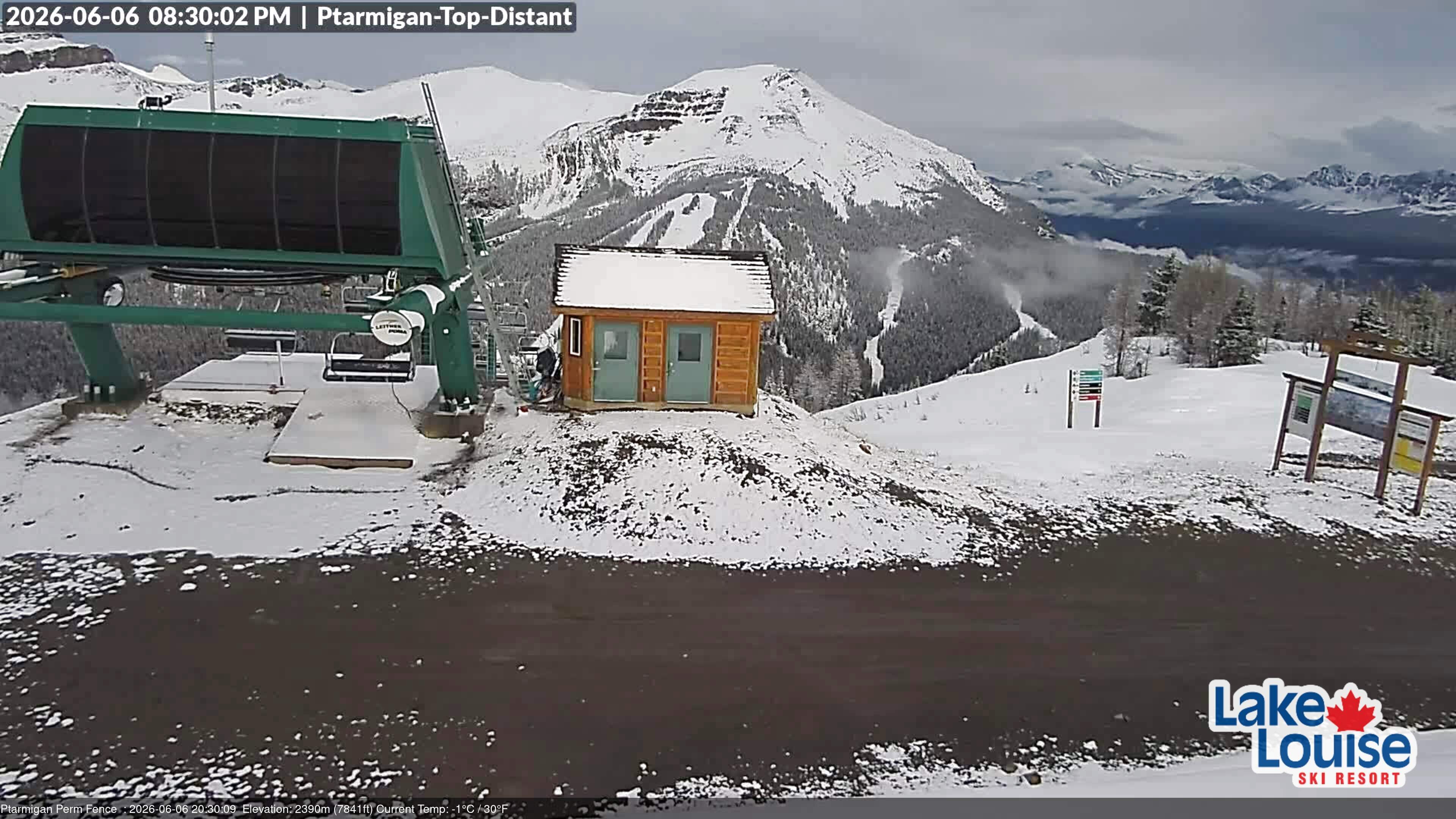 Archiv Foto Webcam Ausblick Chateau Lake Louise