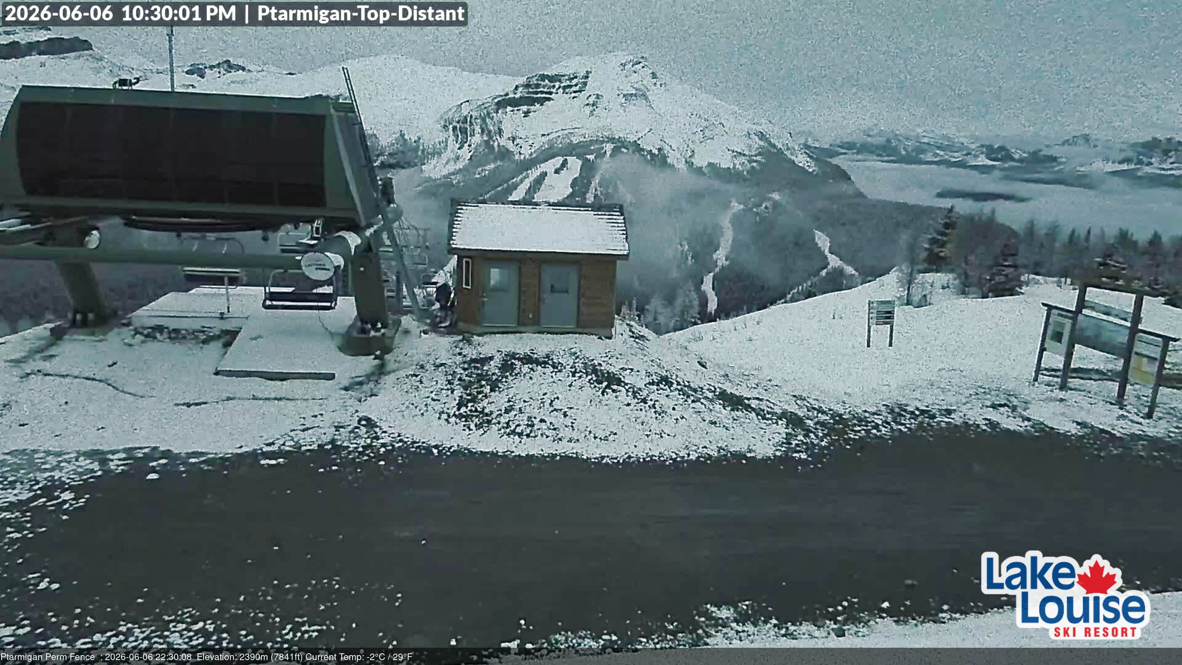 Archiv Foto Webcam Ausblick Chateau Lake Louise