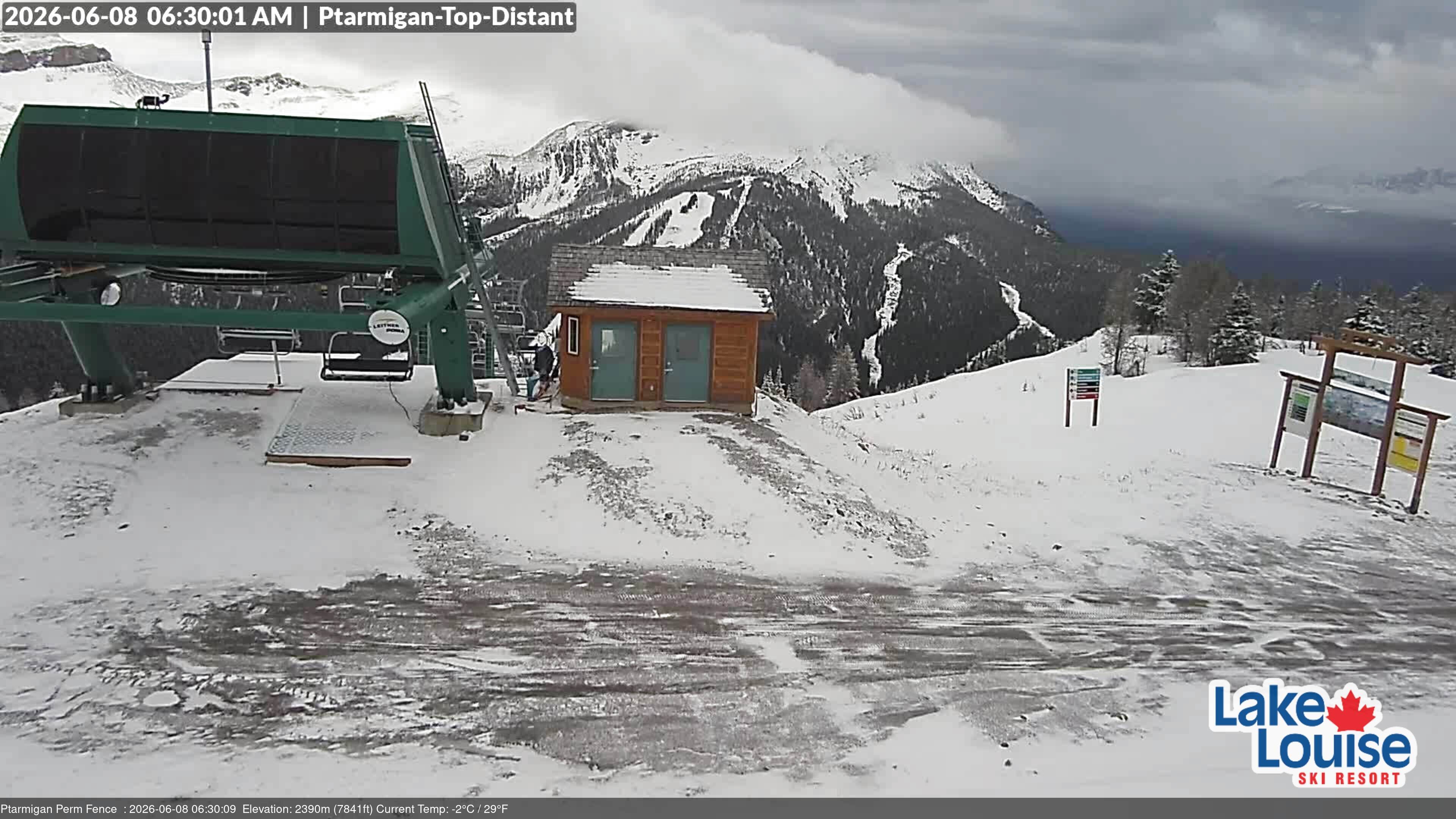 Archived image Webcam Outlook Chateau Lake Louise