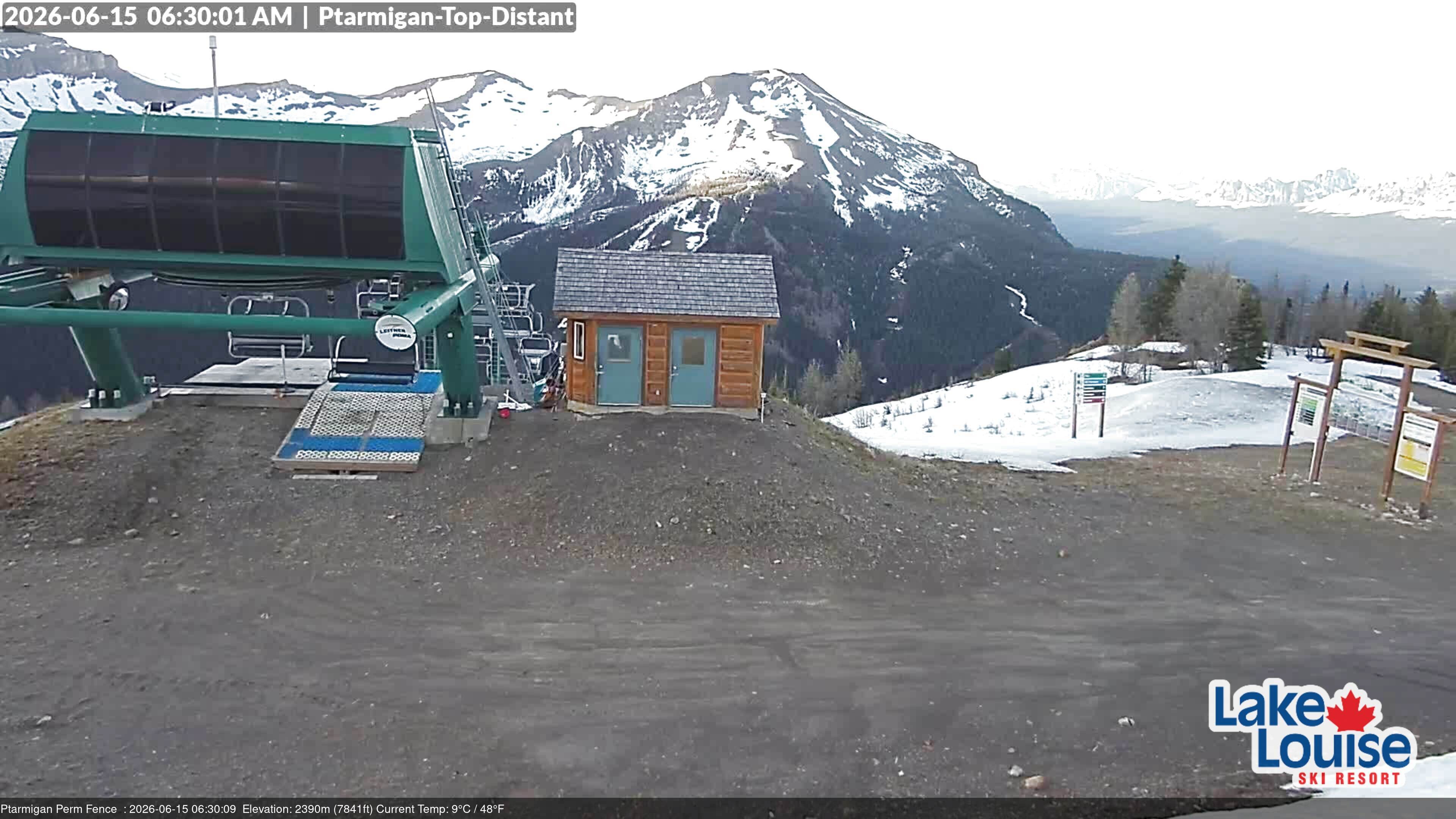 Archiv Foto Webcam Ausblick Chateau Lake Louise