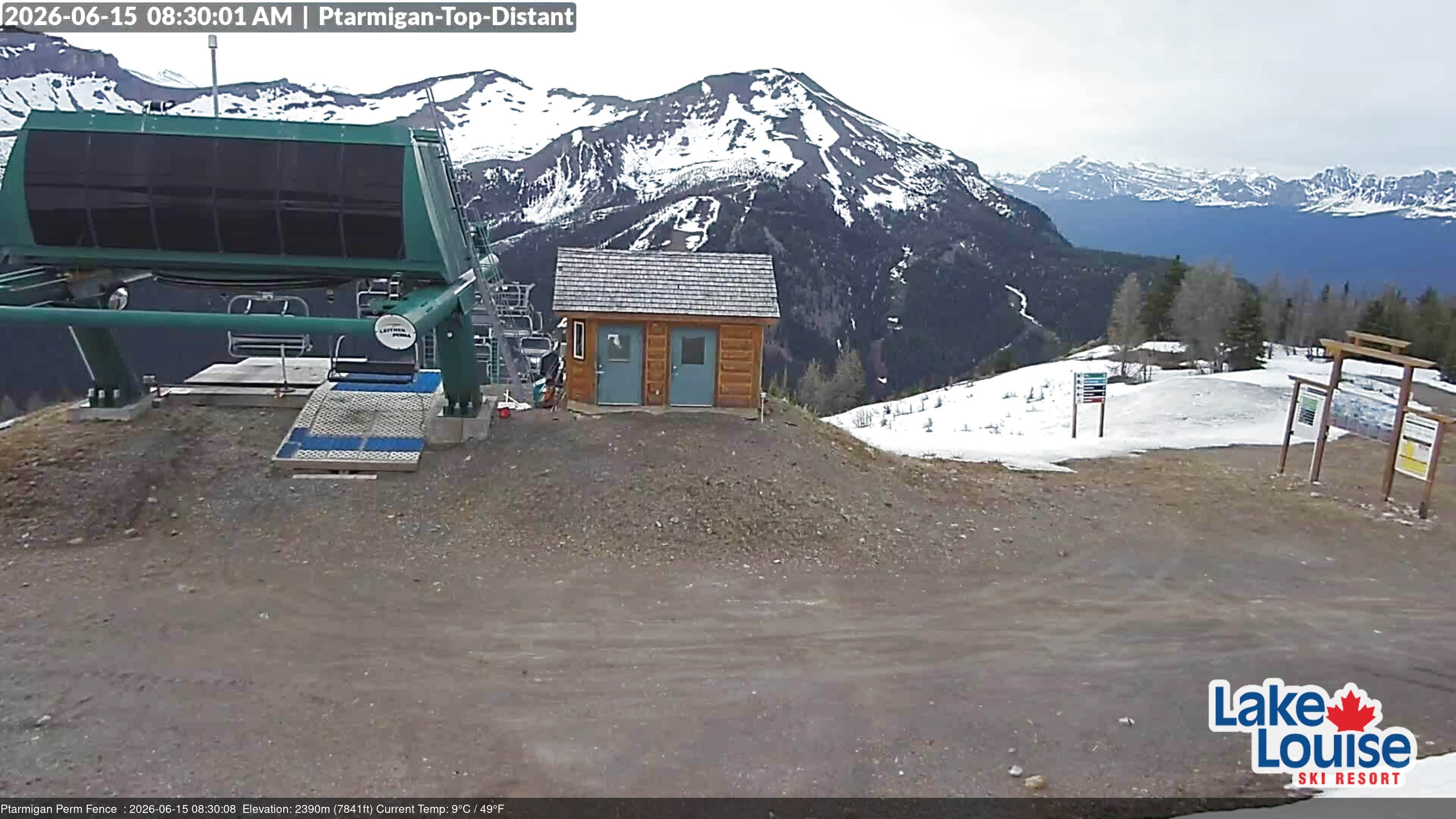 Archiv Foto Webcam Ausblick Chateau Lake Louise