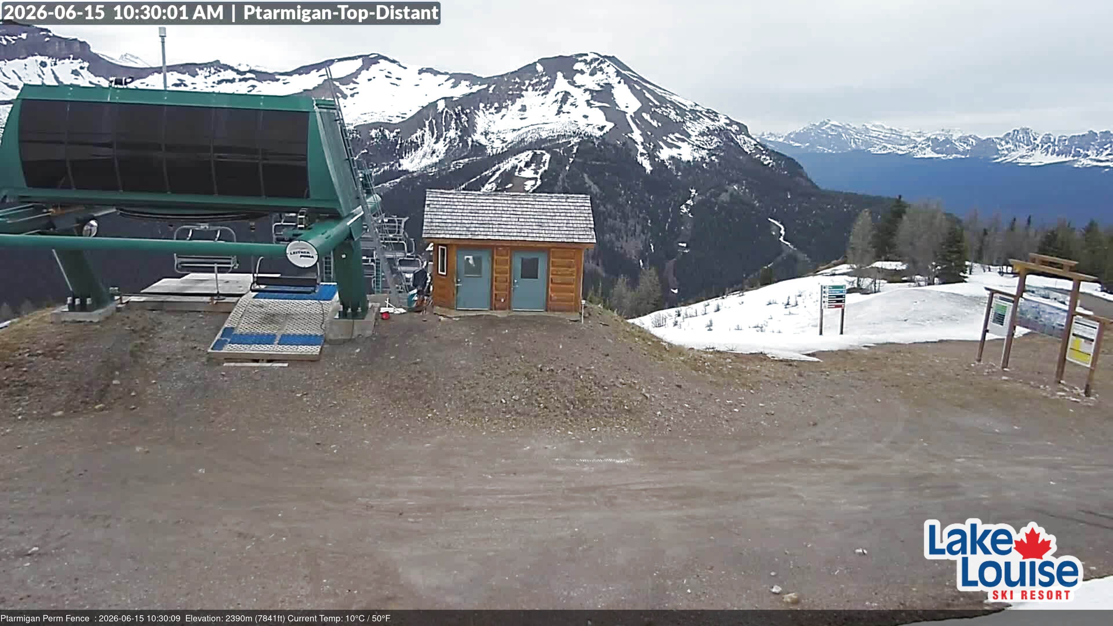 Archiv Foto Webcam Ausblick Chateau Lake Louise