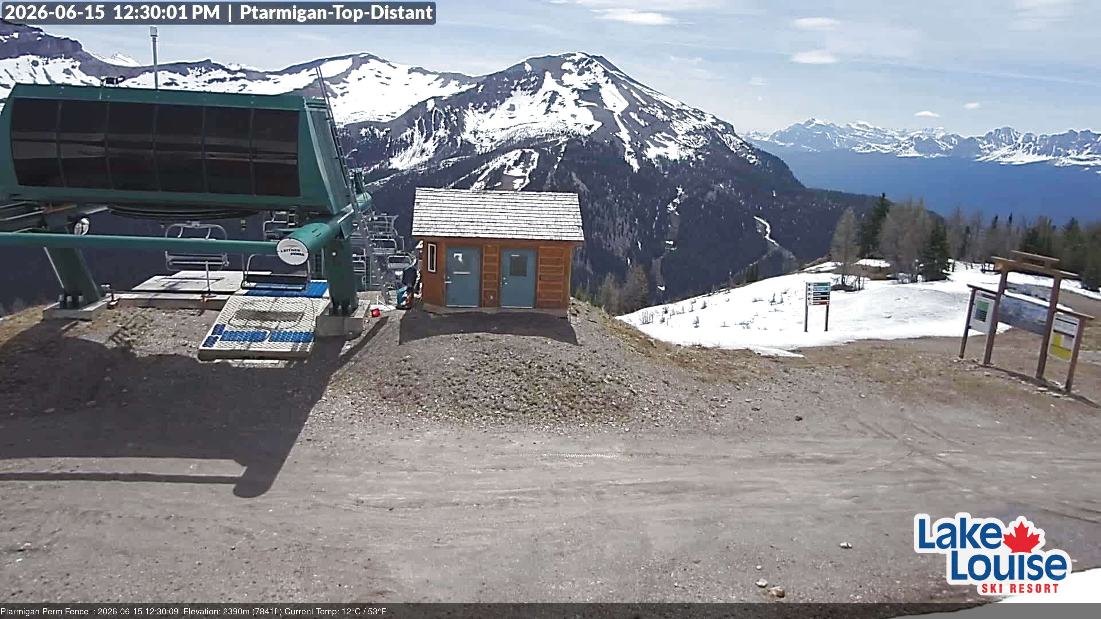 Archiv Foto Webcam Ausblick Chateau Lake Louise