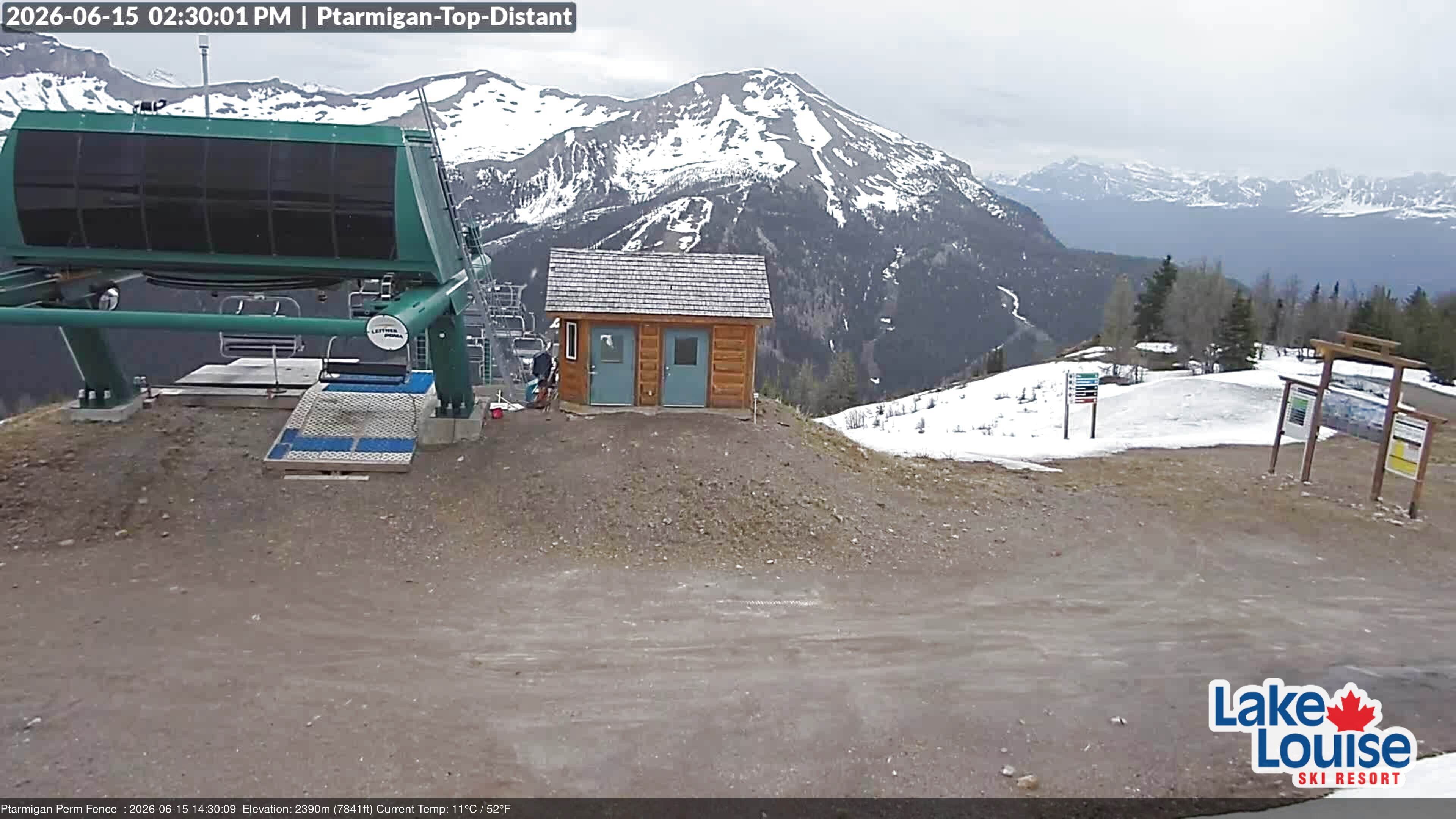 Archiv Foto Webcam Ausblick Chateau Lake Louise