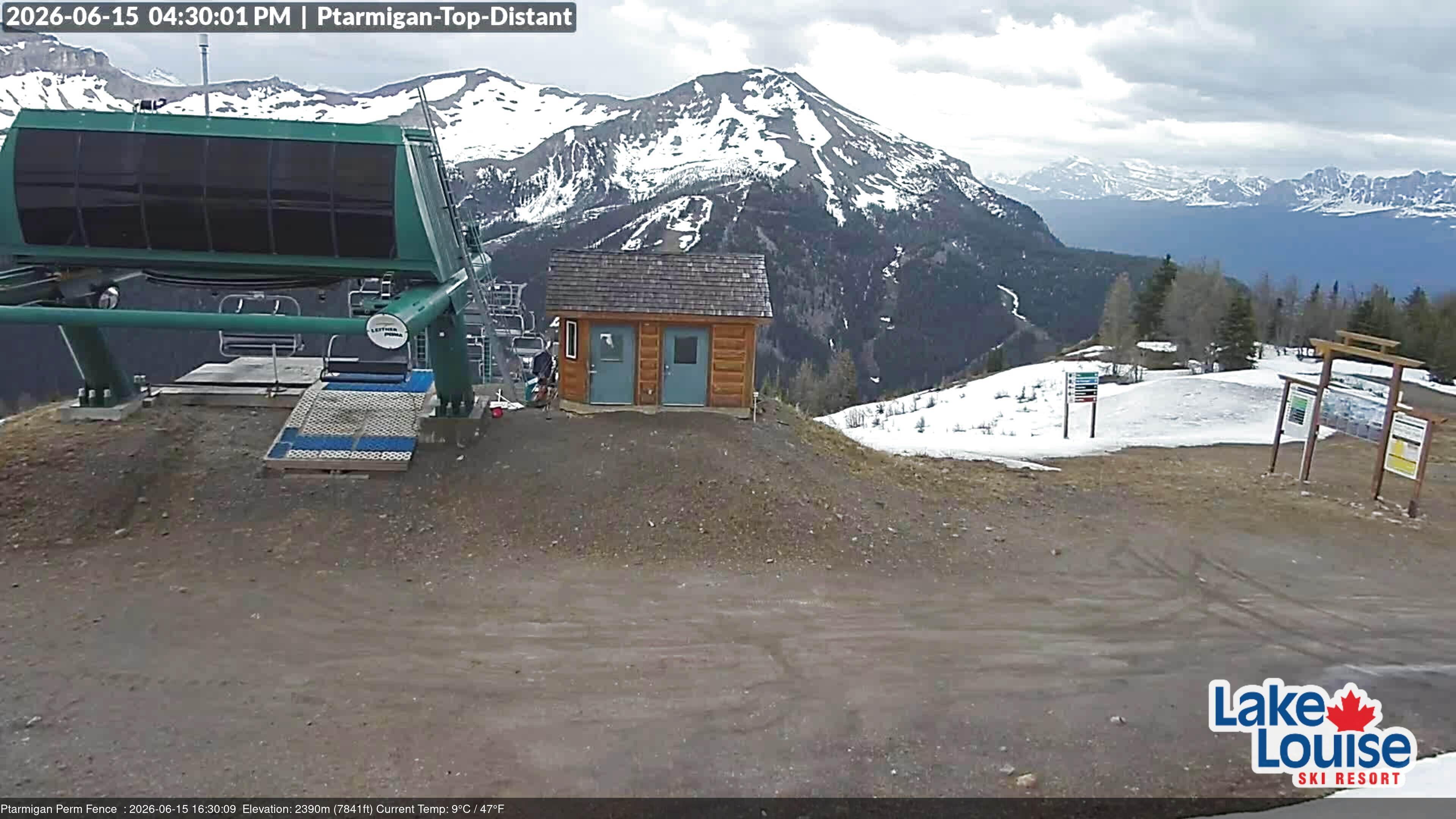 Archiv Foto Webcam Ausblick Chateau Lake Louise