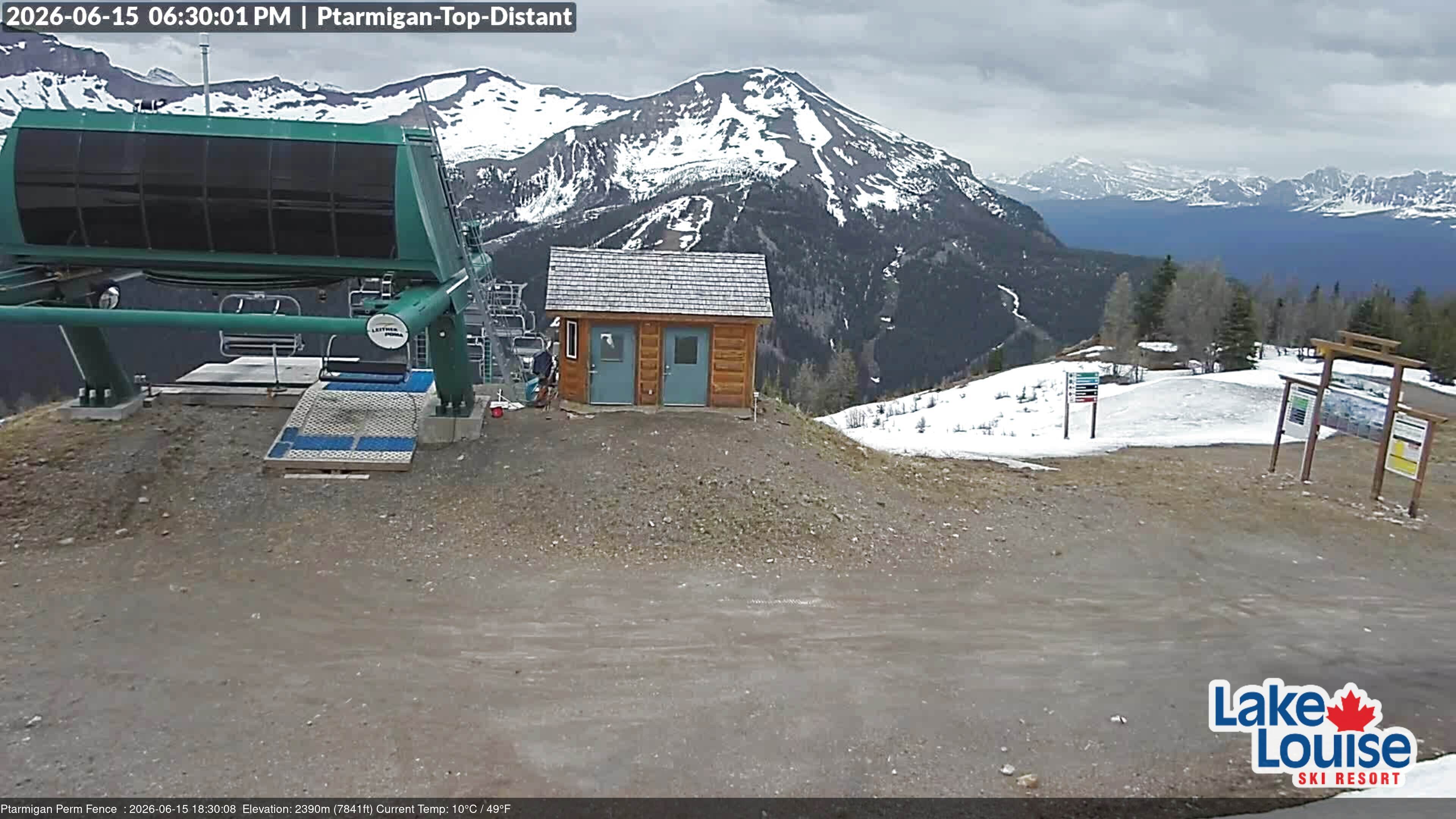 Archiv Foto Webcam Ausblick Chateau Lake Louise