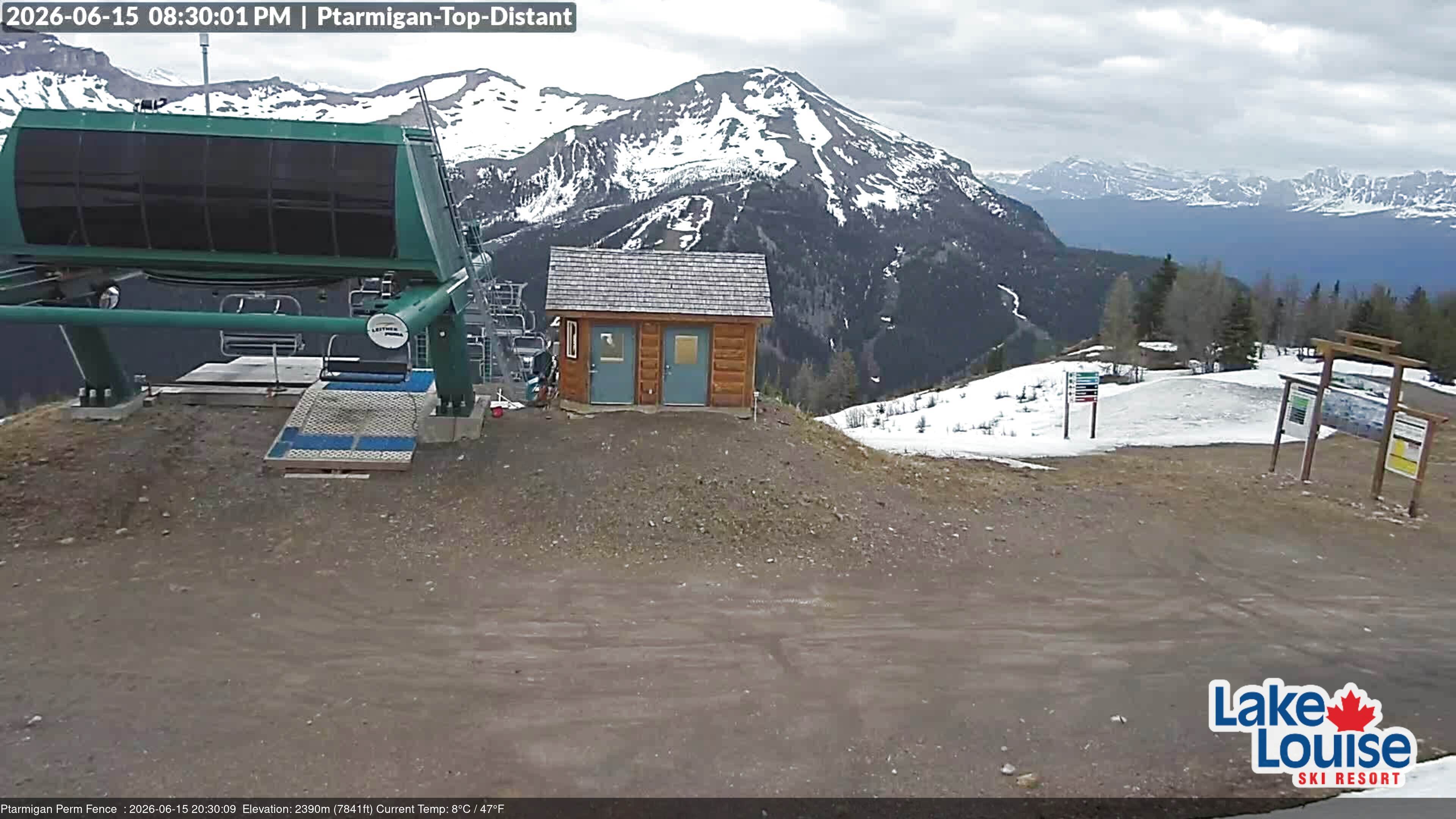 Archiv Foto Webcam Ausblick Chateau Lake Louise