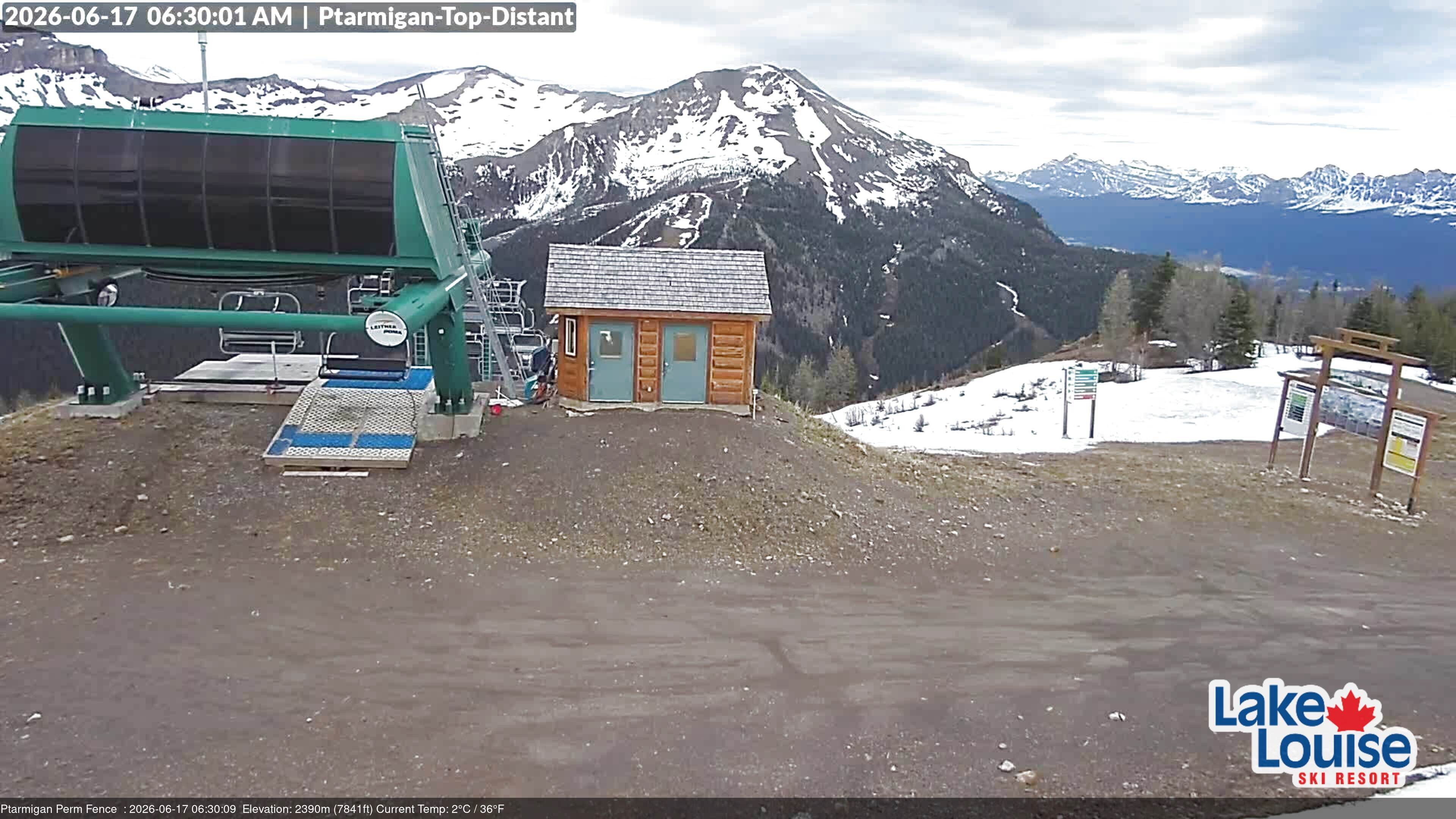 Archiv Foto Webcam Ausblick Chateau Lake Louise