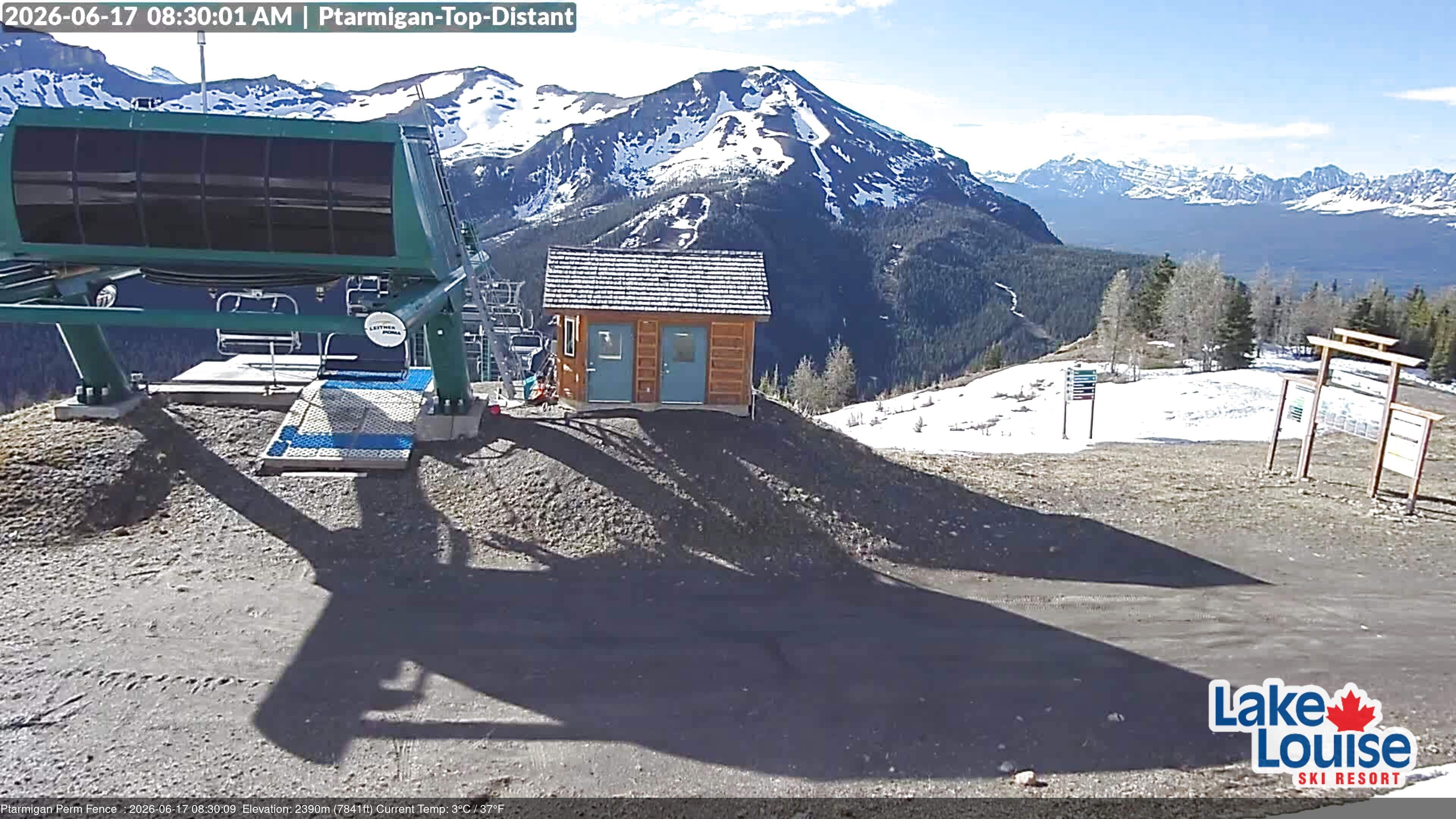 Archiv Foto Webcam Ausblick Chateau Lake Louise