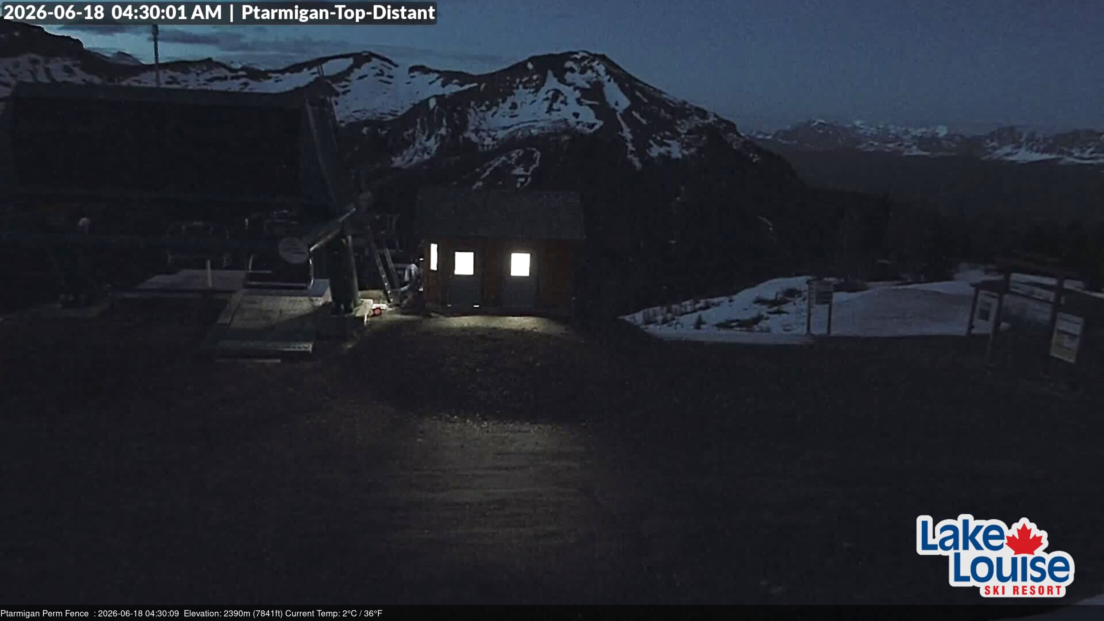 Archived image Webcam Outlook Chateau Lake Louise