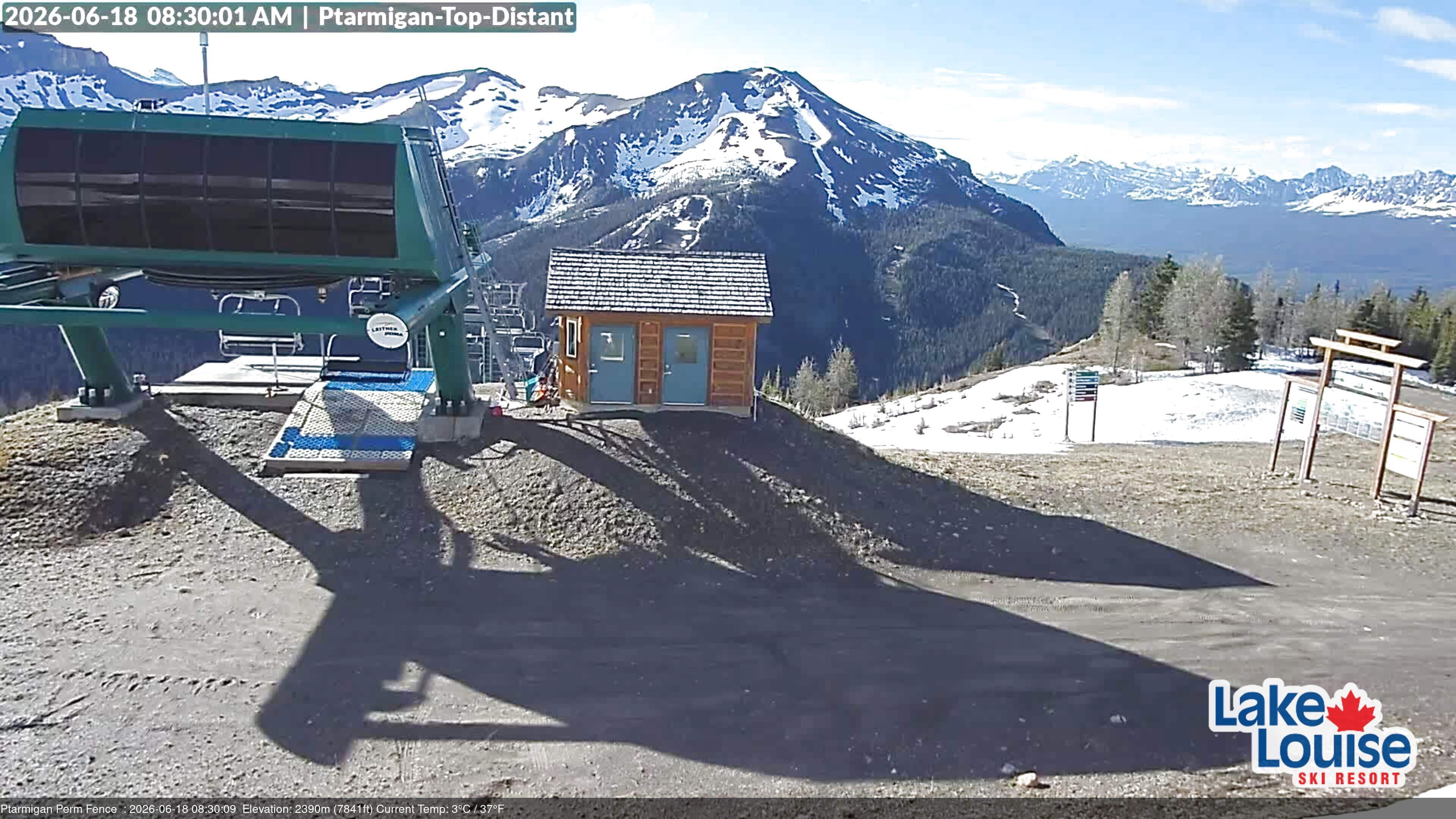 Archived image Webcam Outlook Chateau Lake Louise